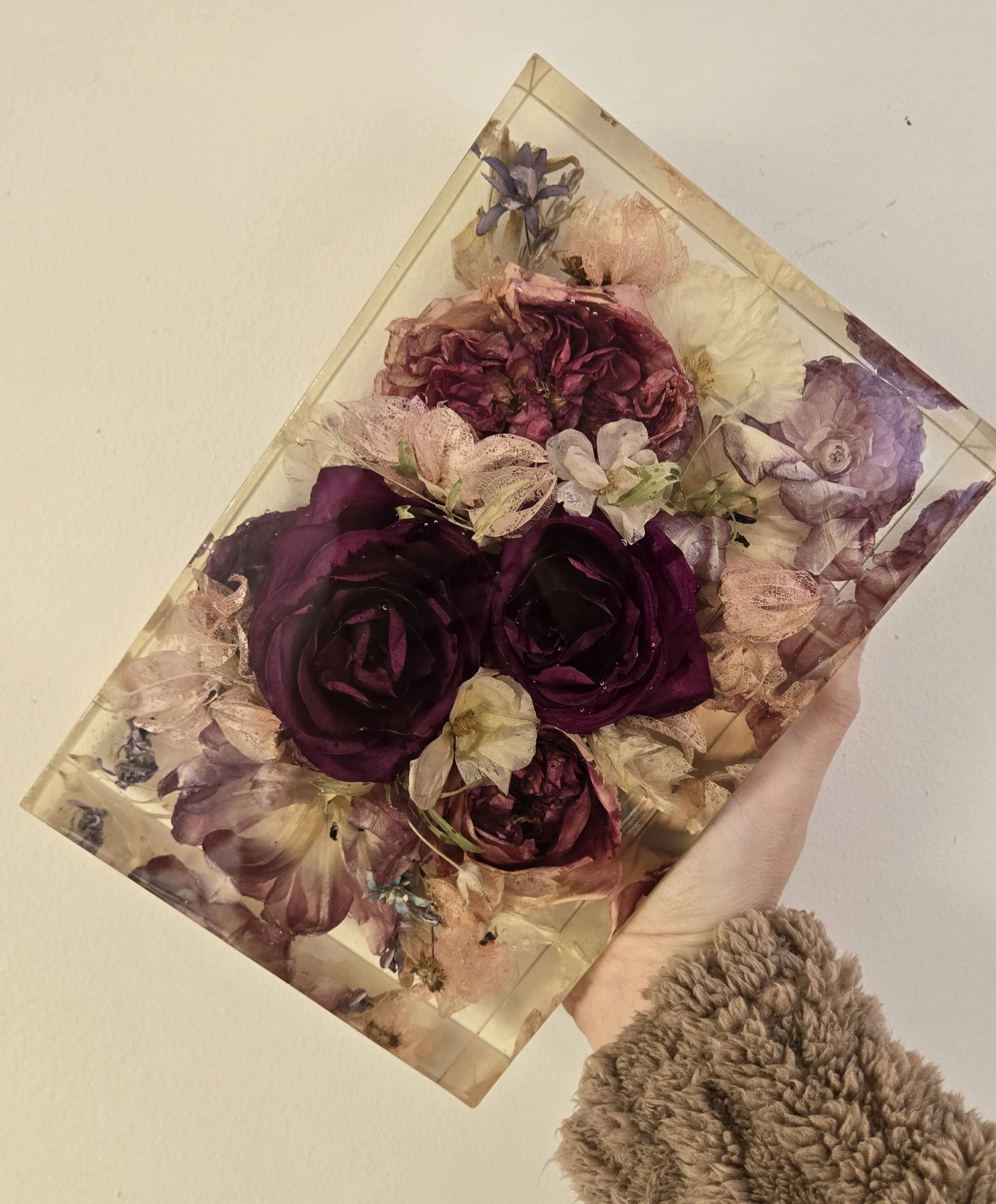 Four Year Old Floral Block
