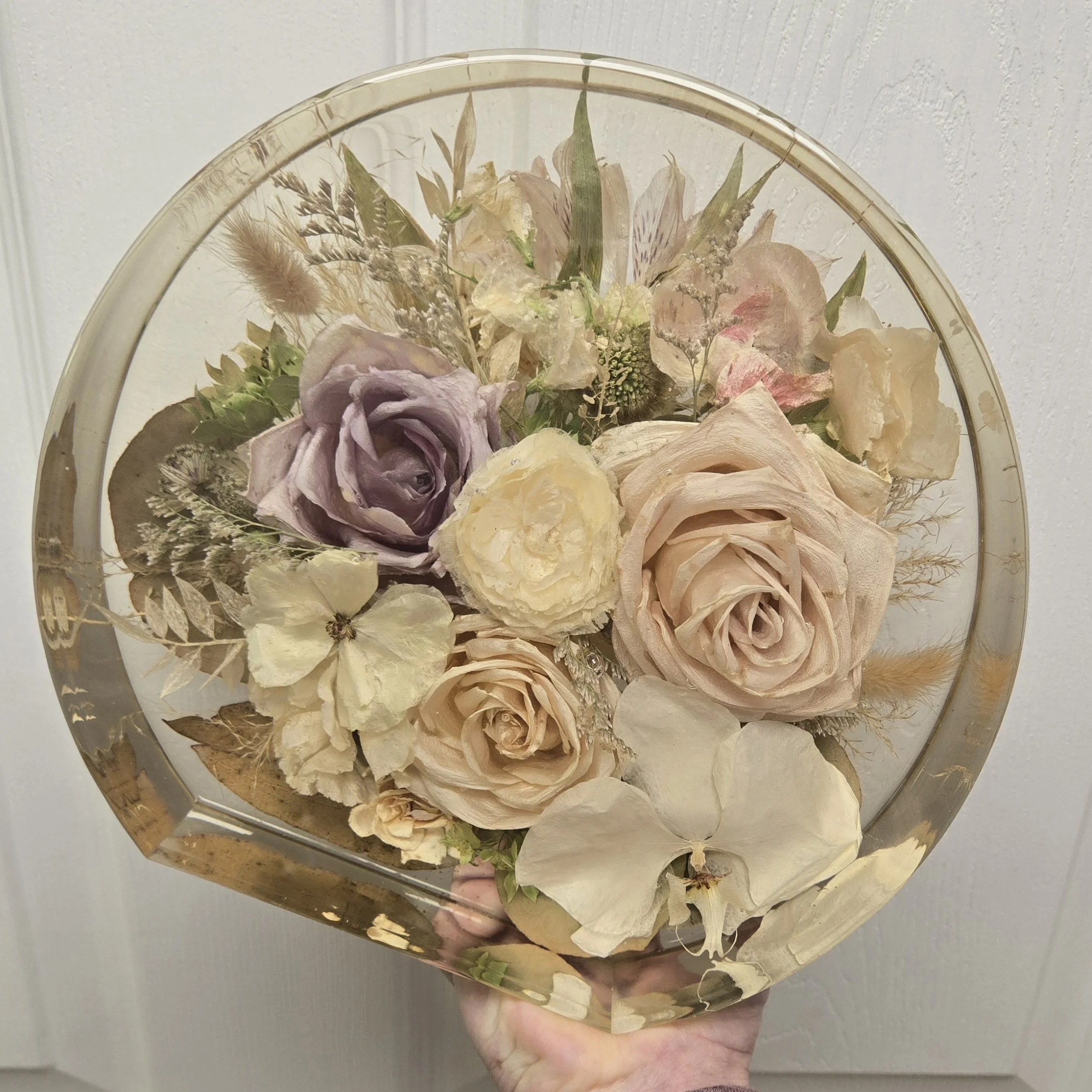 Three Year Old Floral Block