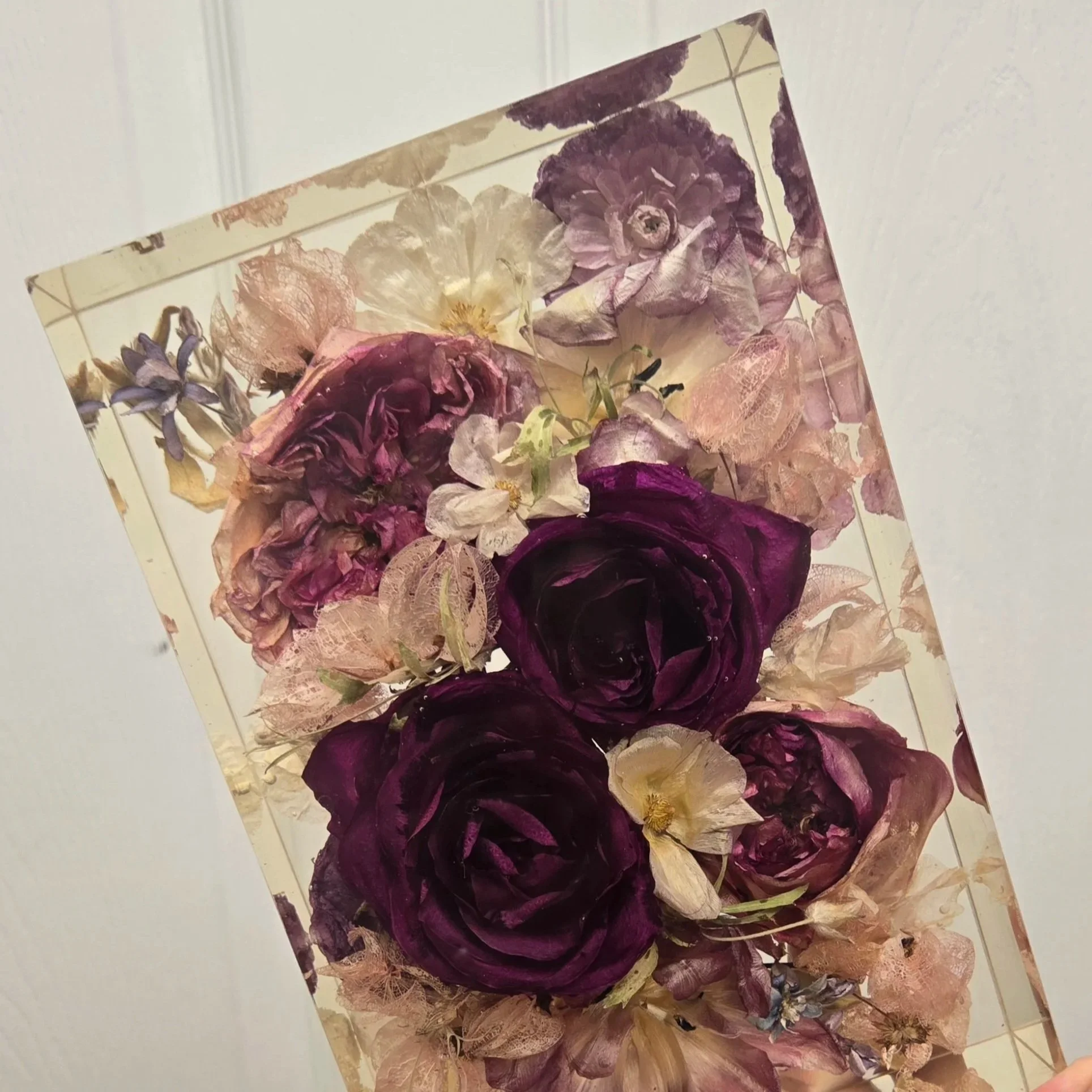 Four Year Old Floral Block