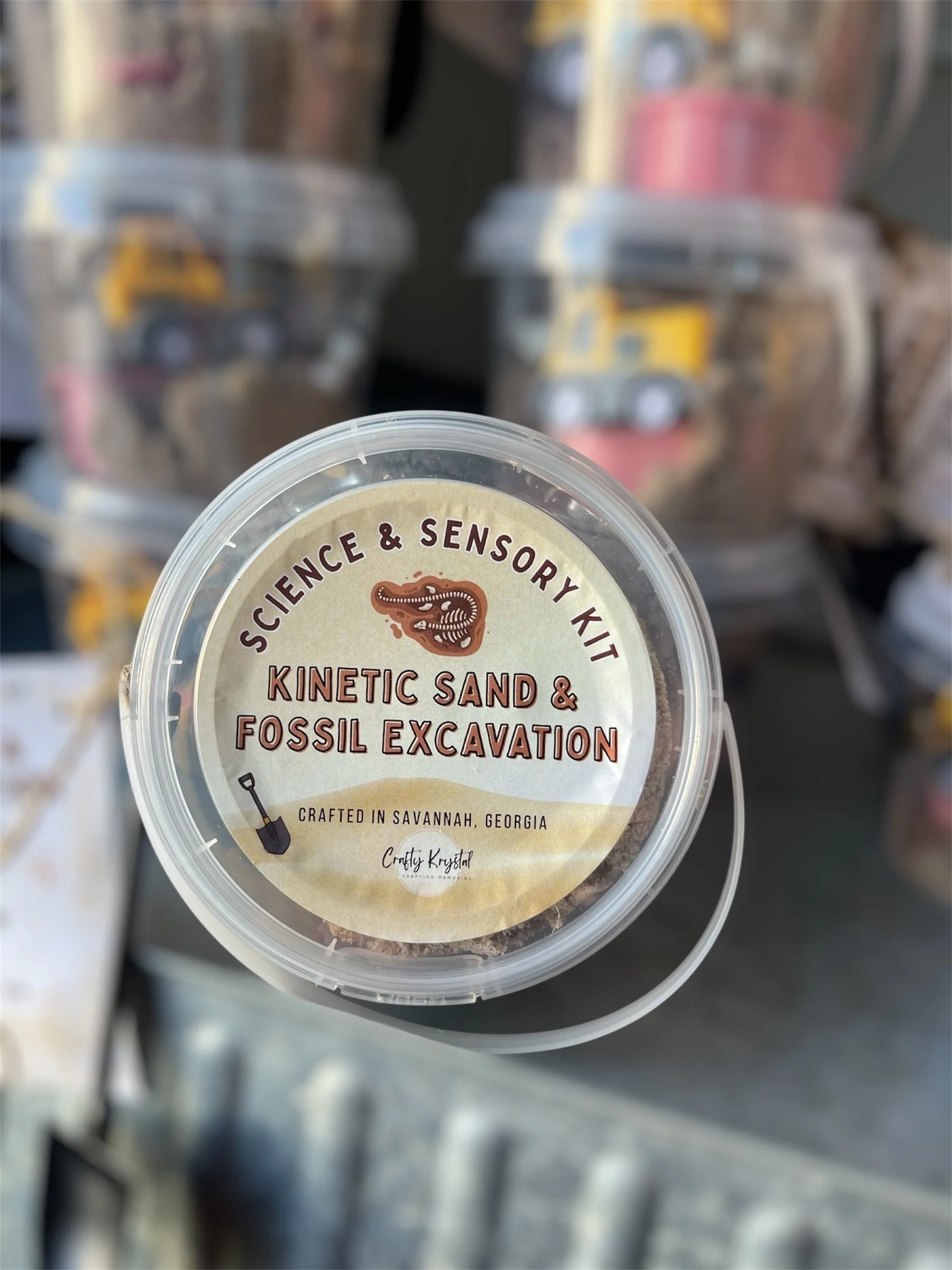 Kinetic Sand & Fossil Excavation