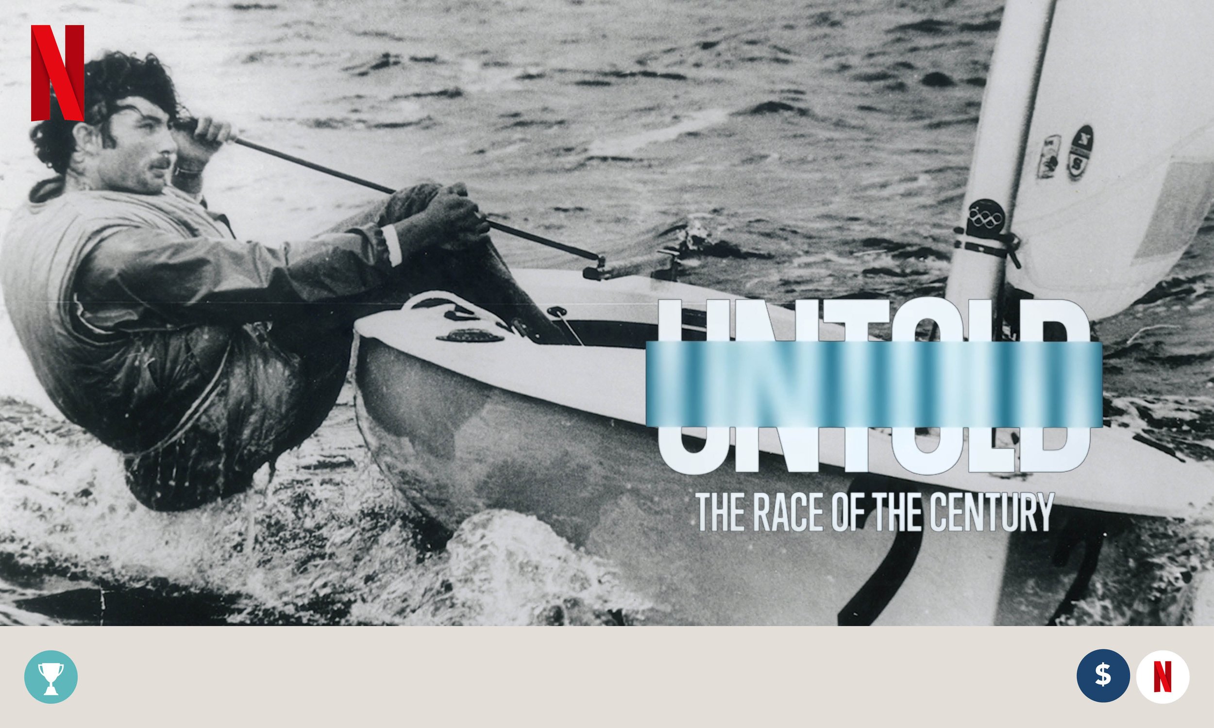 Bob Hawke sailing in trailer for Untold: The Race of the Century documentary