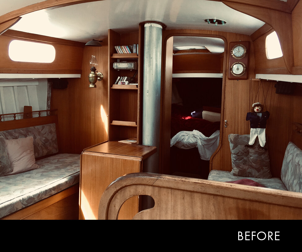 yacht interior makeover