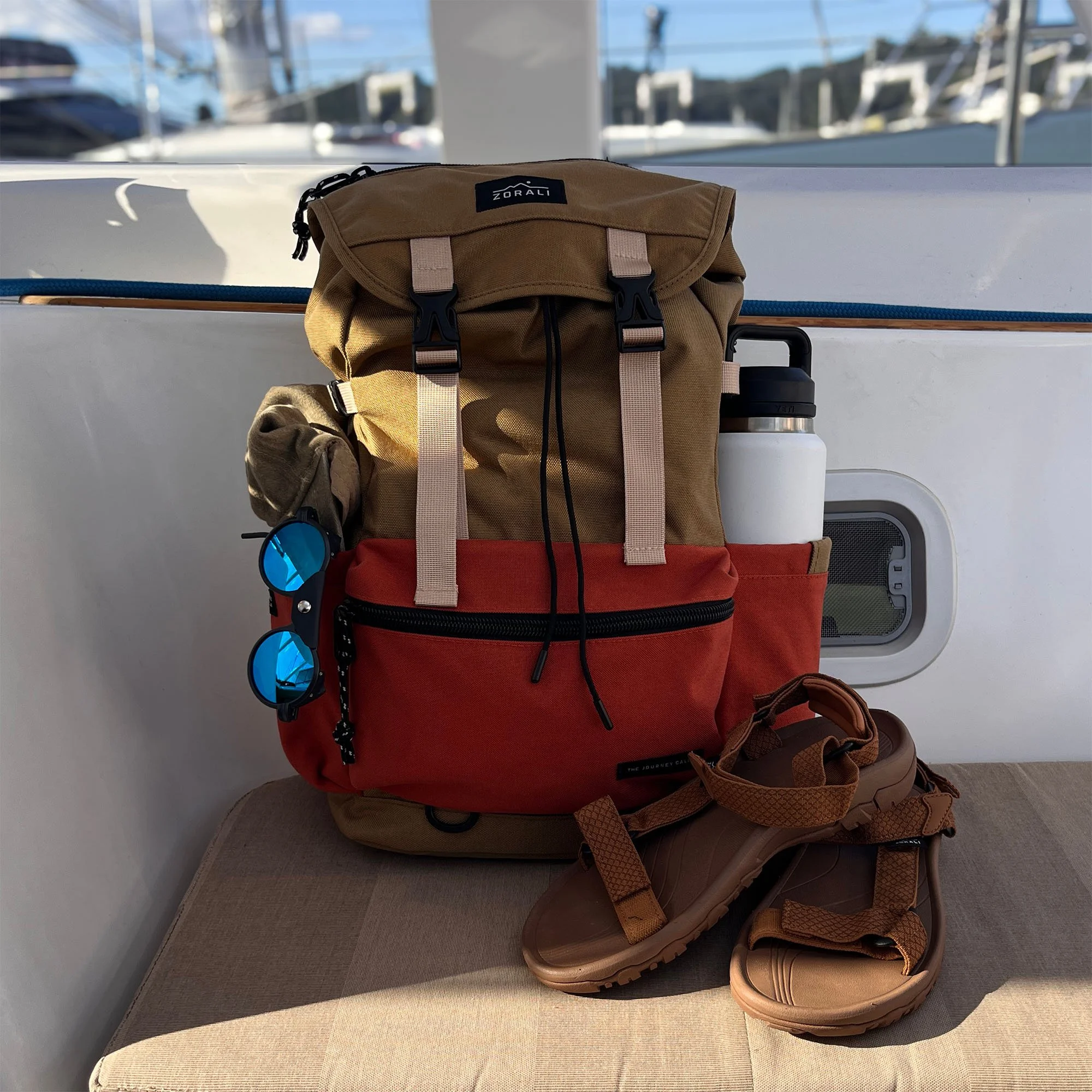 What I Pack In My Sailing Backpack For A Day Ashore