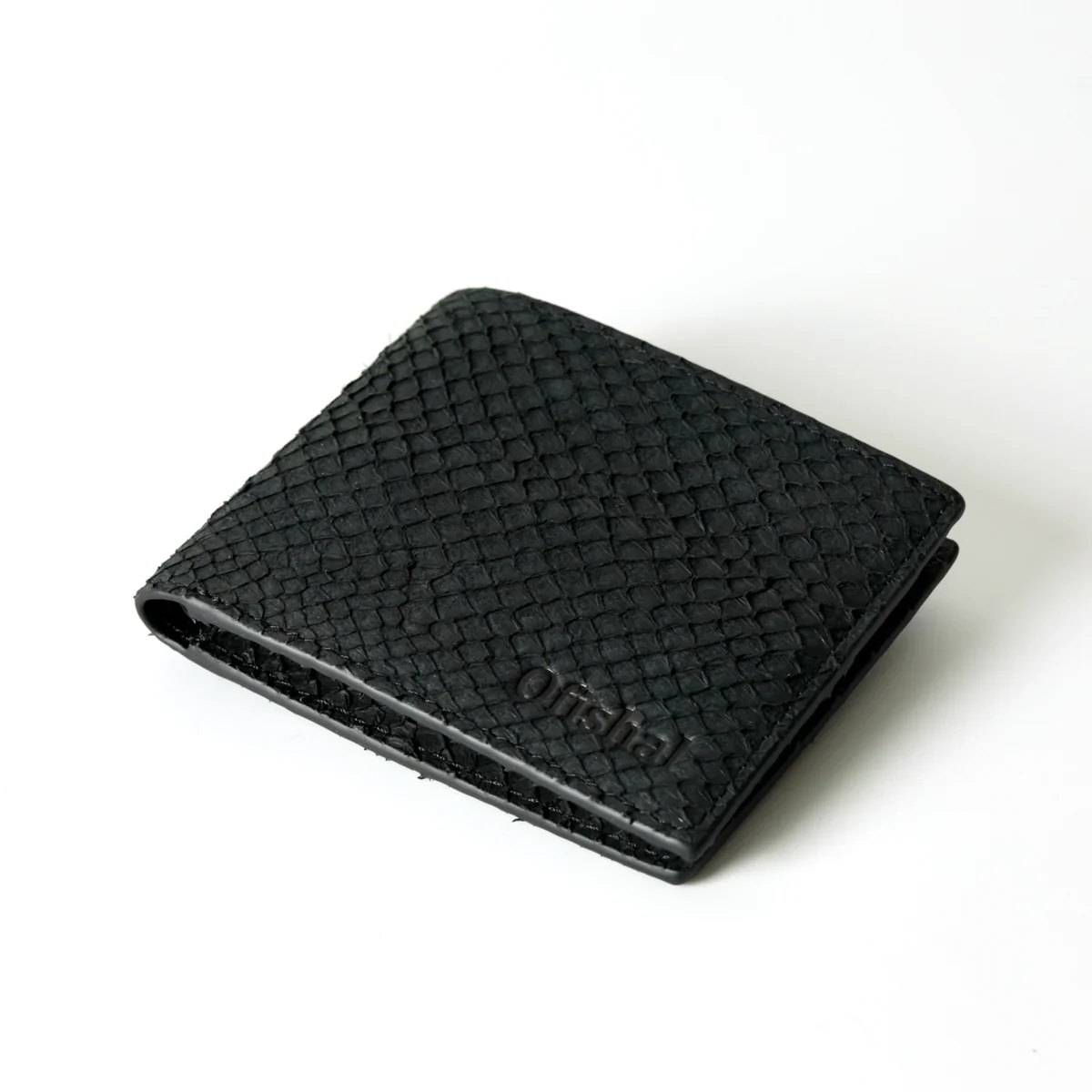 Ofishal wallet in jet black colour