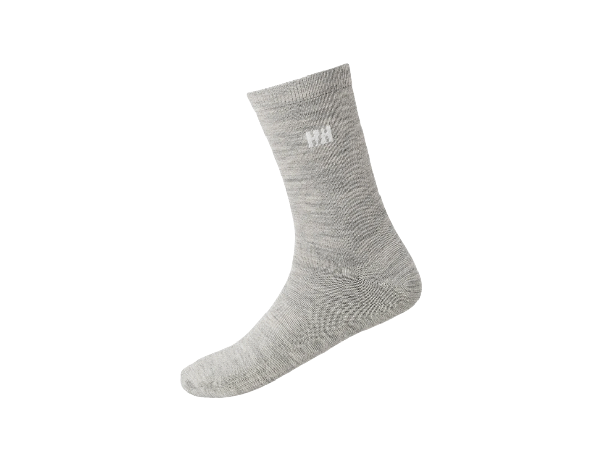 Helly Hansen Everyday Wool Socks in Grey Melange