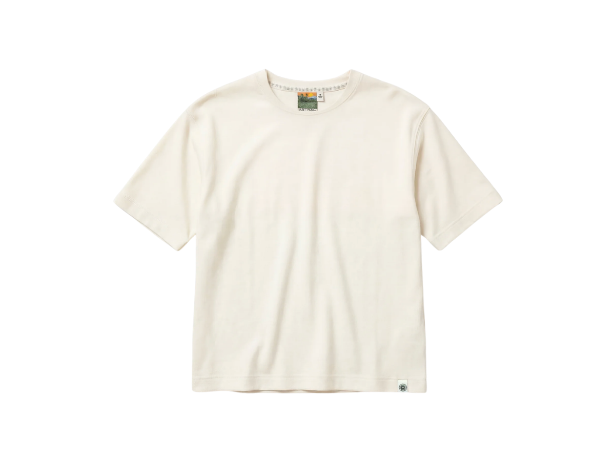 Astral Loyak hemp t-shirt in Sand White colour