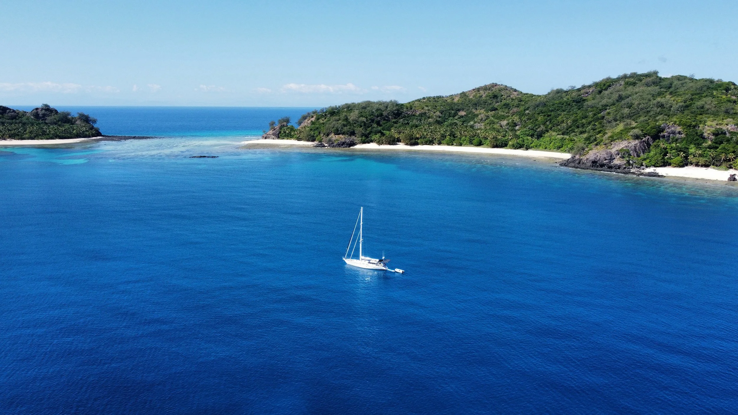 Snow White anchored at Navandra Island