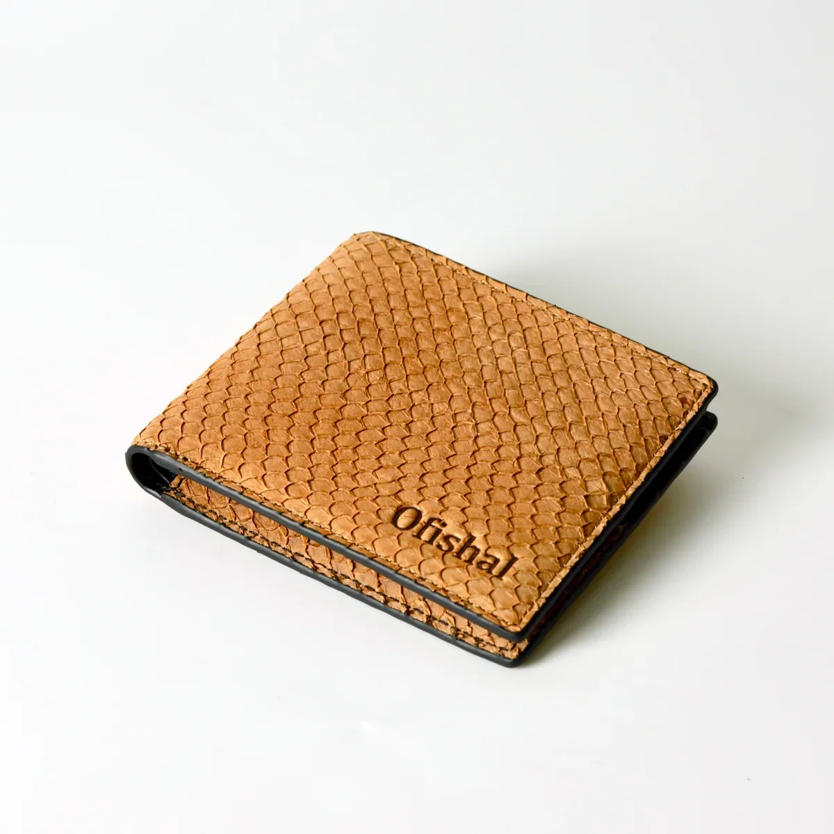 Ofishal wallet in Matai Brown colour