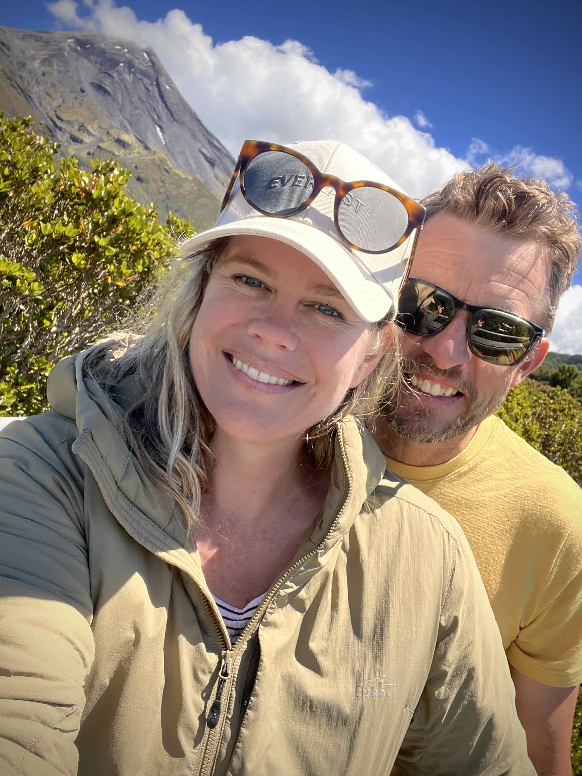 Wearing the Zorali Hotham Jacket outdoors at Mt Ruapehu
