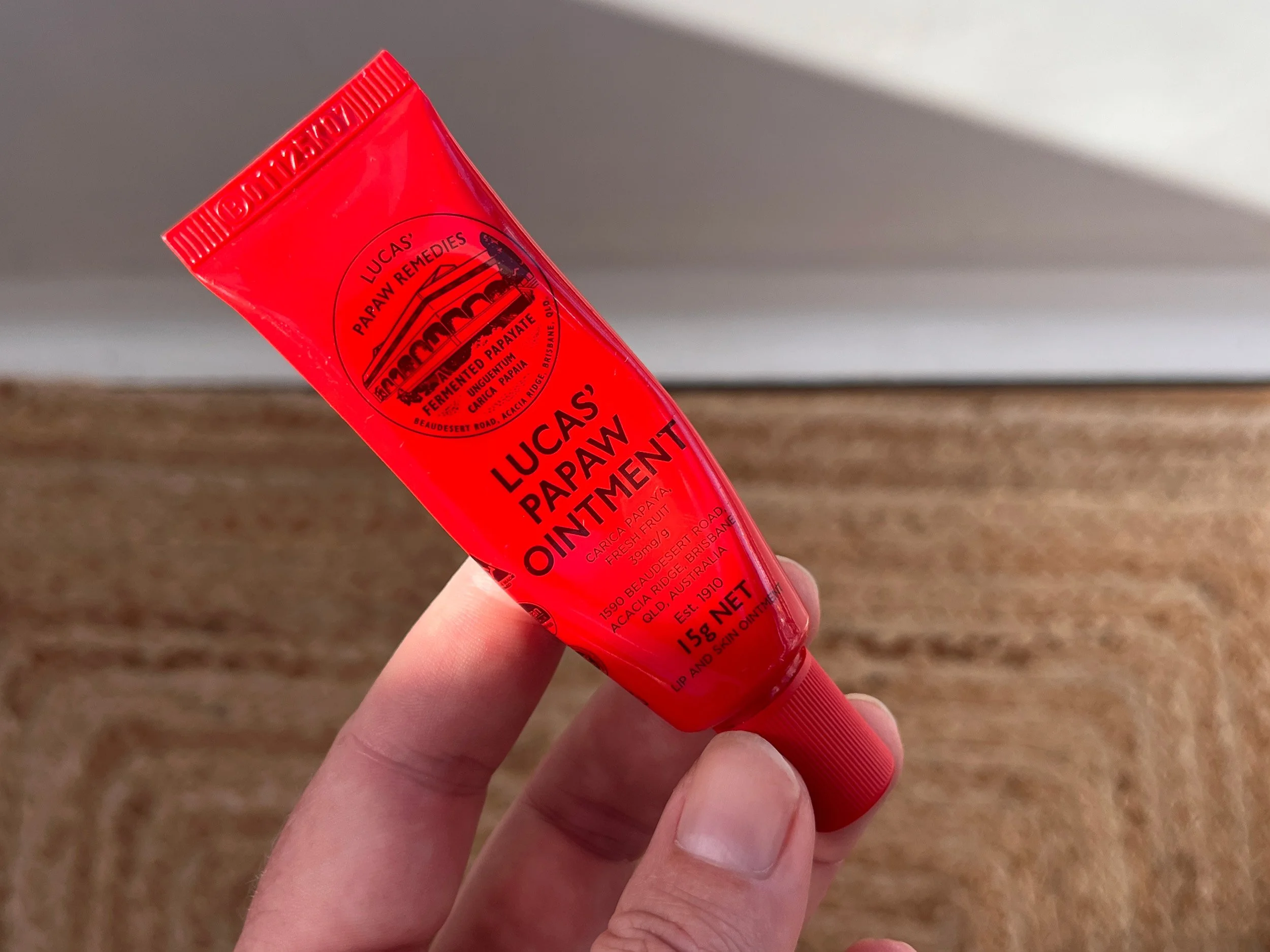 Lucas' Papaw Ointment onboard a boat