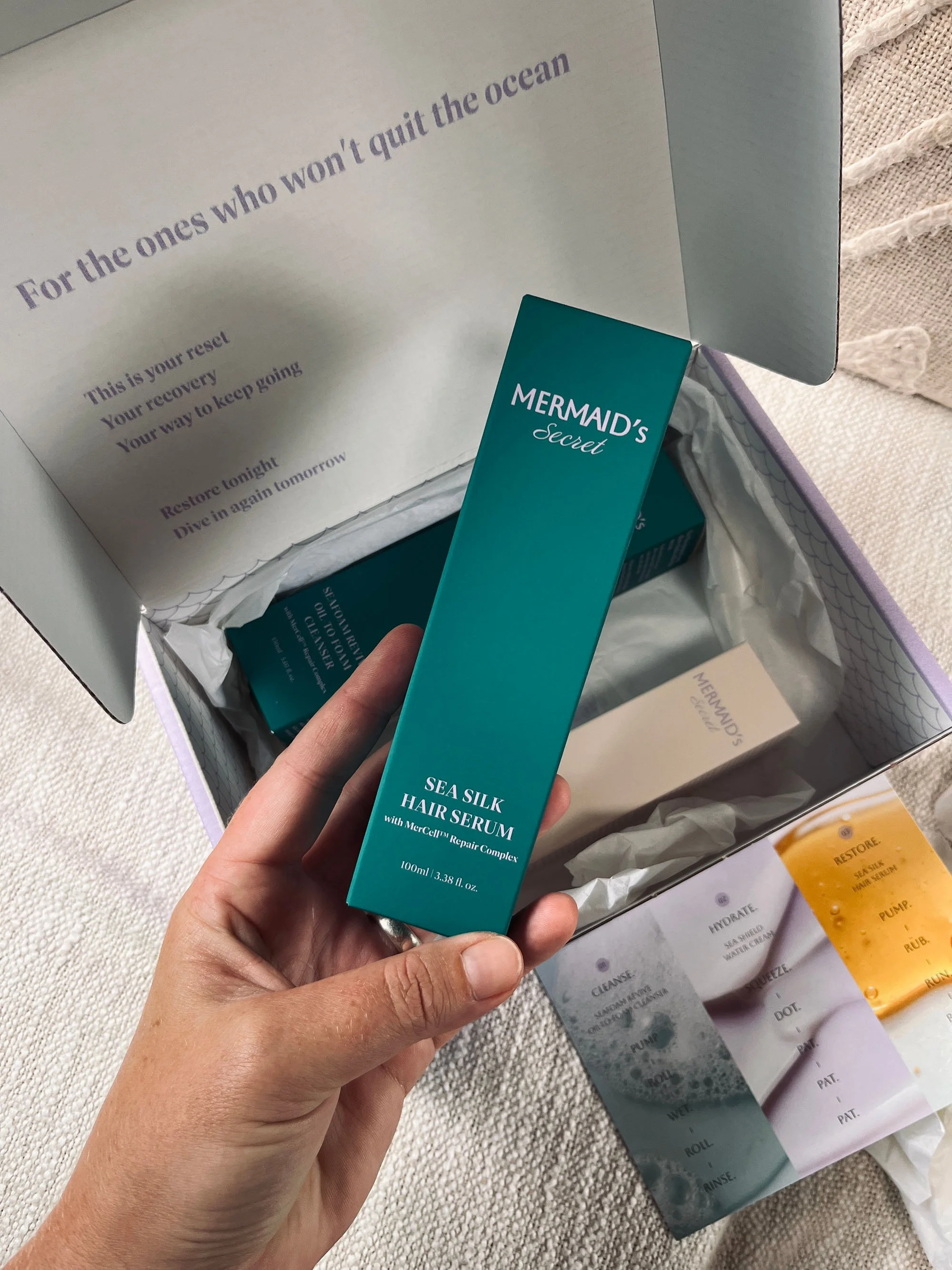 Mermaid's Secret bundle comes in a beautifully packaged box