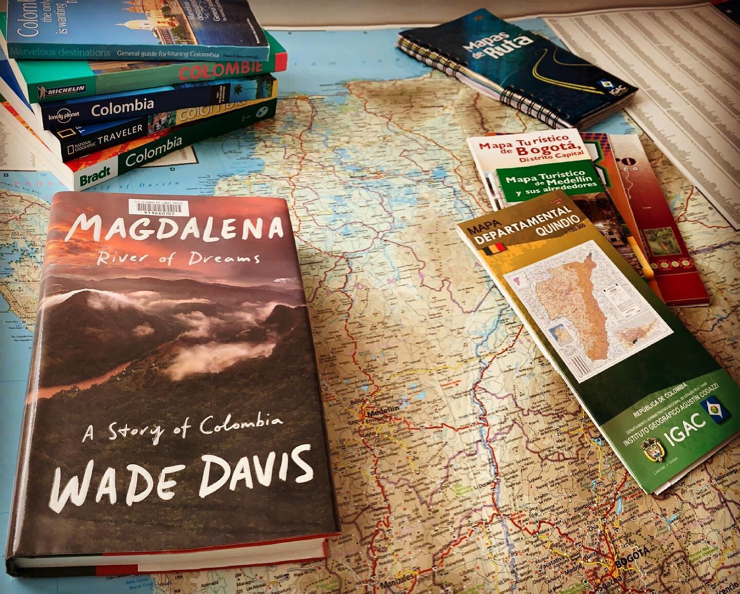 Magdalena, River of Dreams

If there was one book anyone should read about Colombia, this is the one. A must read for anyone heading to Colombia, Wade Davis masterpiece is a wealth of historical, cultural and geographical information about this beaut