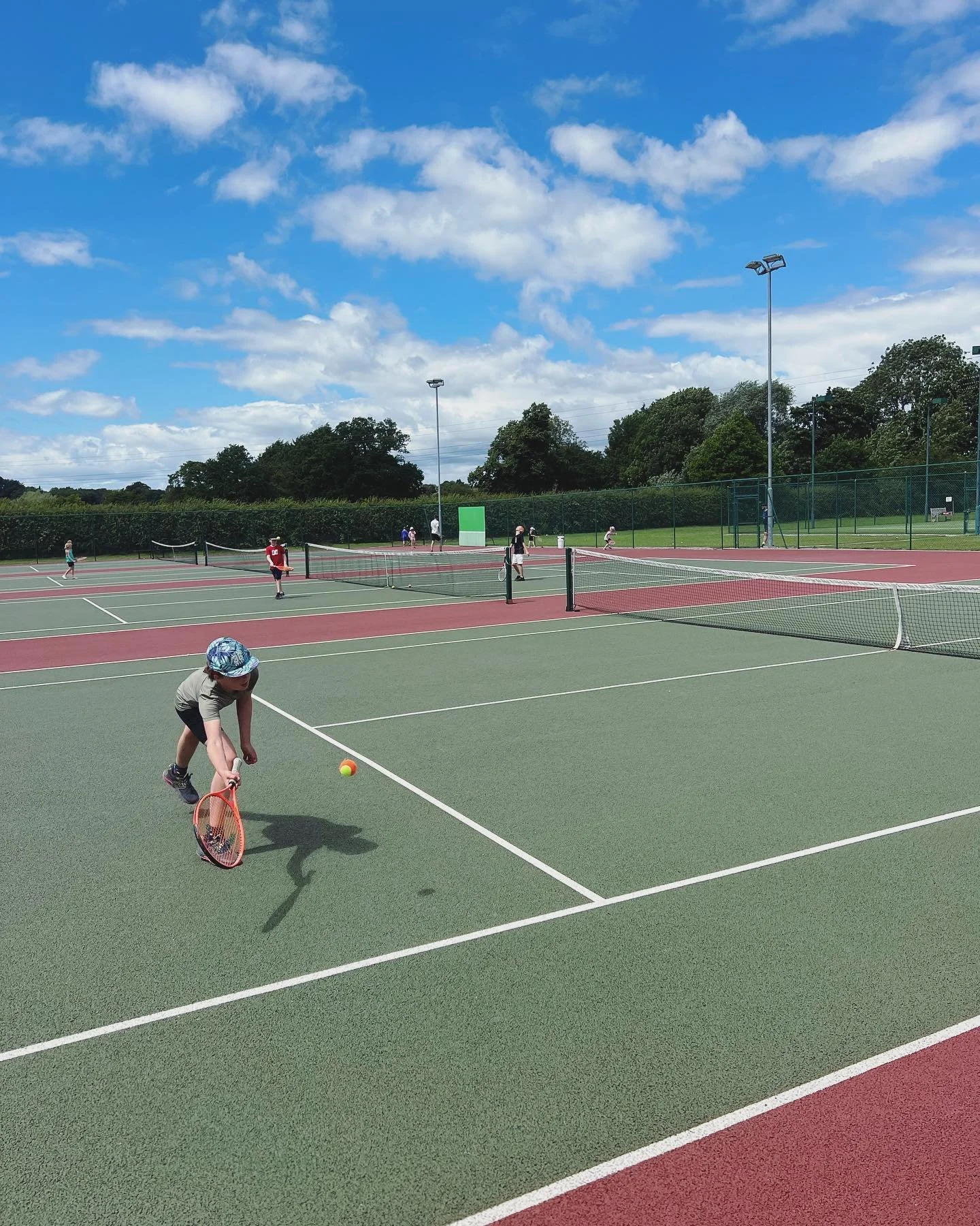 Another hot day on court today but the juniors did great!