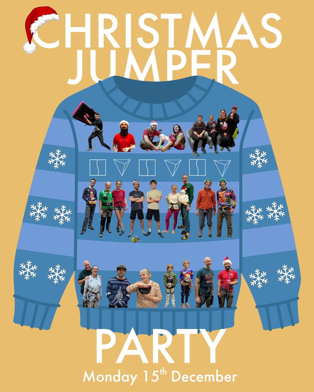 Join us on December 15th for a festive climb! As always 50% of takings on the day will be donated to @papyrus_uk  in association with @holdonforharry  in memory of our friend and colleague Harry 💜

For the normal price of entry enjoy festive snacks,