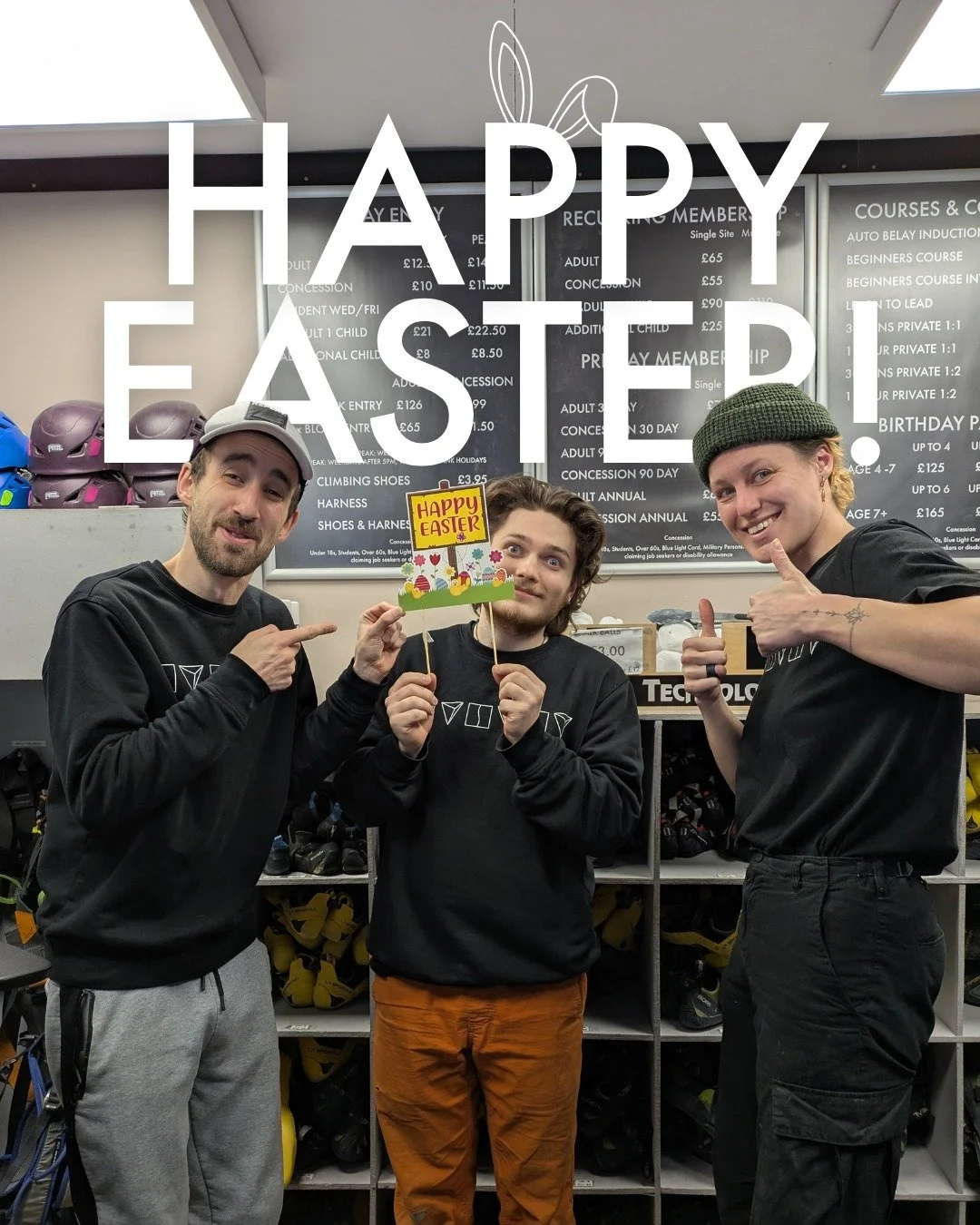 Happy Easter from High Sports! We hope you have a lovely day, a great climb and find the golden egg 😉