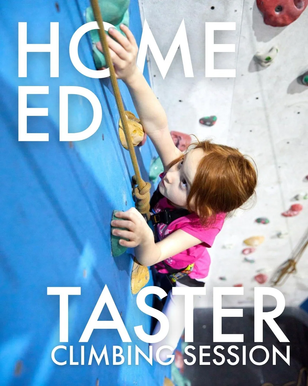 Book your taster!

Next week we will be running tasters of our NEW Home ed climbing sessions at the times they are scheduled to run so that you can see if they work for you. 

We only plan on running one week of taster sessions so make sure to book o