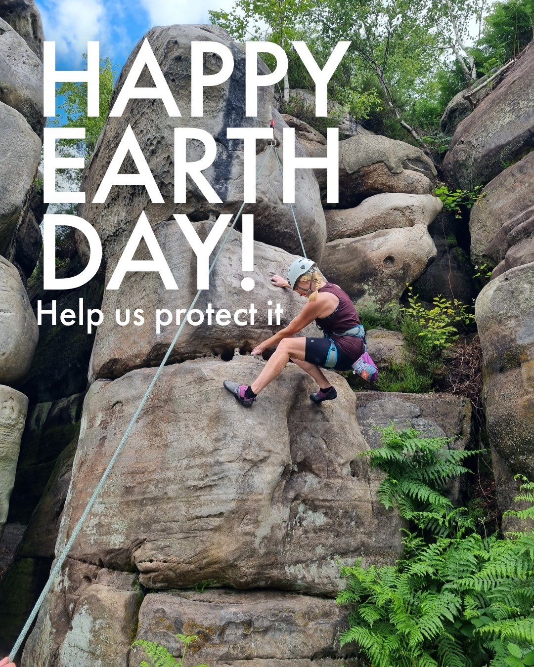 Climbing is an amazing way to get outside in nature, but as with everything, we need to be aware of our impact on our environment and make sure we are good stewards! 

With it being World Earth Day, and the weather getting nicer, we thought we'd take
