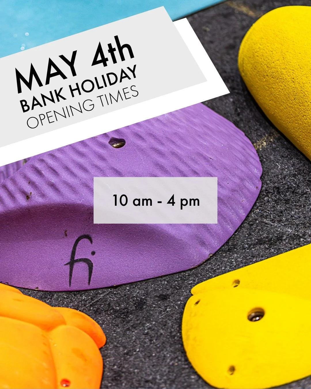 It'll be our normal bank holiday opening hours this Monday 4th, 10 am to 4 pm 🌞