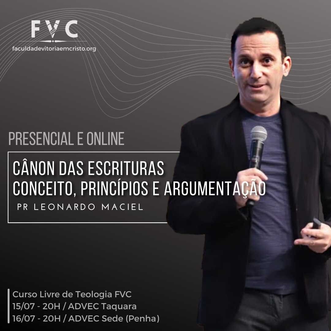 C&acirc;non das Escrituras - Conceito, princ&iacute;pios e argumenta&ccedil;&atilde;o - Pr Leonardo Maciel
Conte&uacute;do liberado na sala de aula. 
Vamos estudar e aprender.

C&acirc;non &eacute; uma forma latina da palavra &ldquo;kanon&rdquo;, que