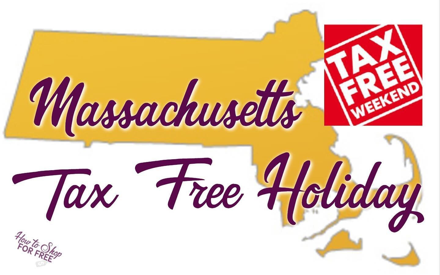 Support local businesses this weekend Massachusetts tax free weekend is August 13 and 14 #taxfreeweekend #leominster