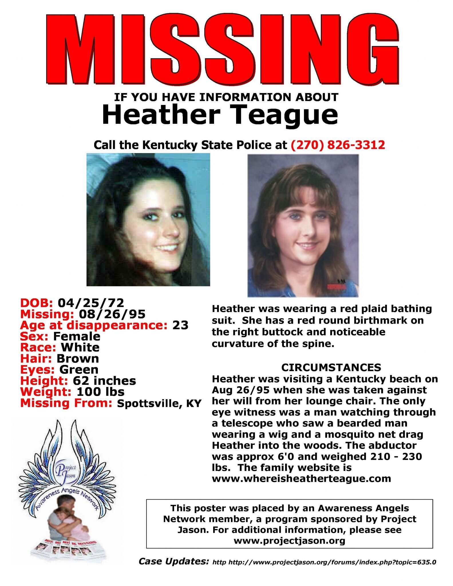 Heather Teague Missing Poster