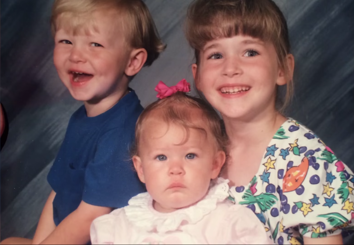 Morgan Nick and her siblings