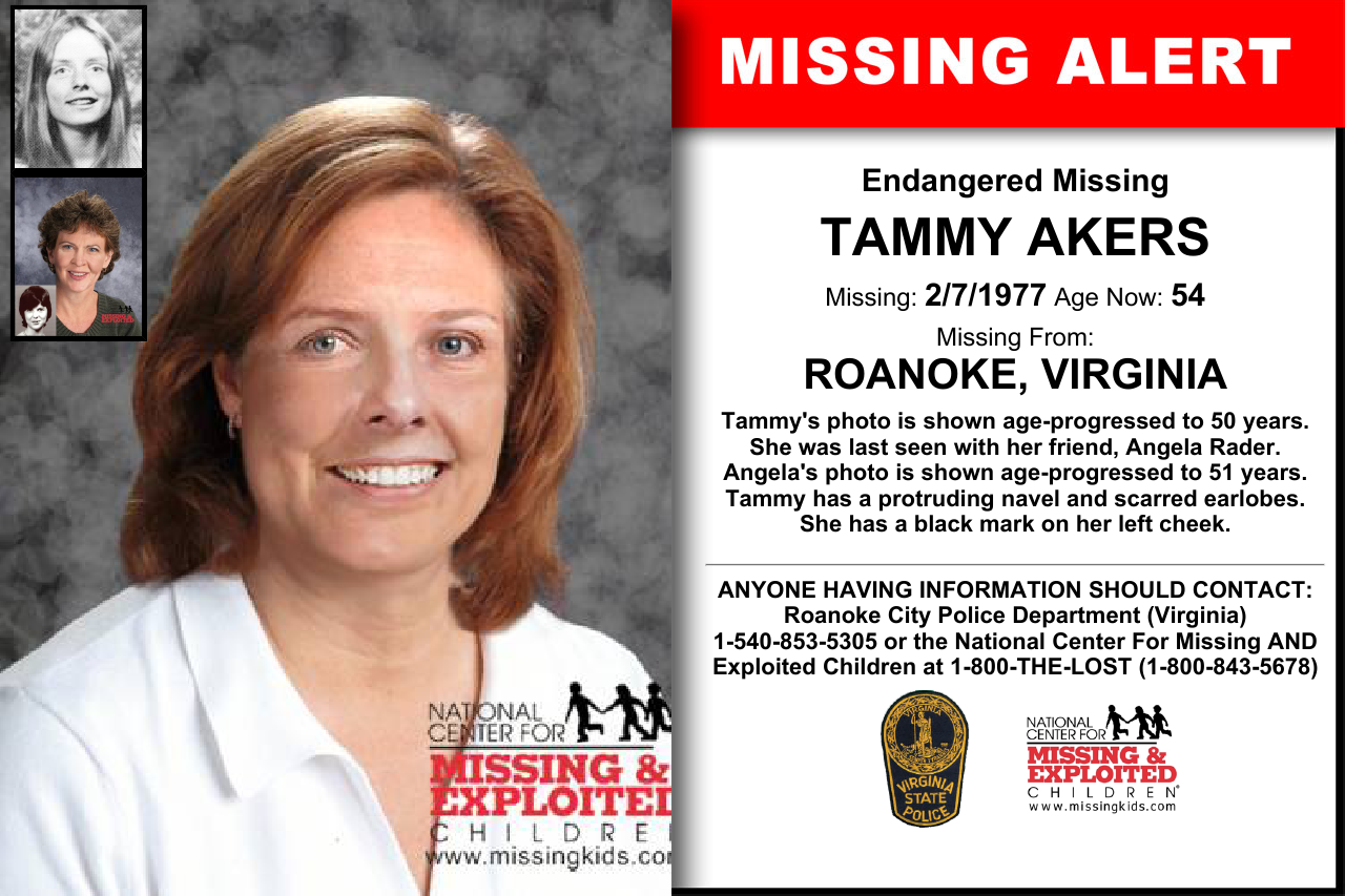 Tammy Akers Missing Poster