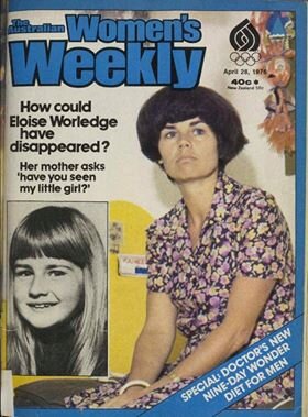 Patsy Worledge on the cover of Women's Weekly
