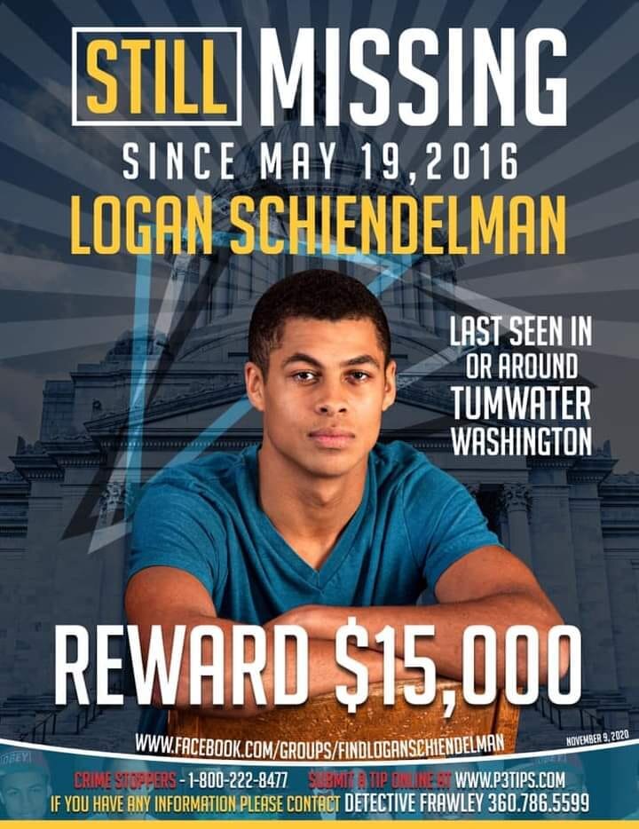 Logan Schiendelman missing poster