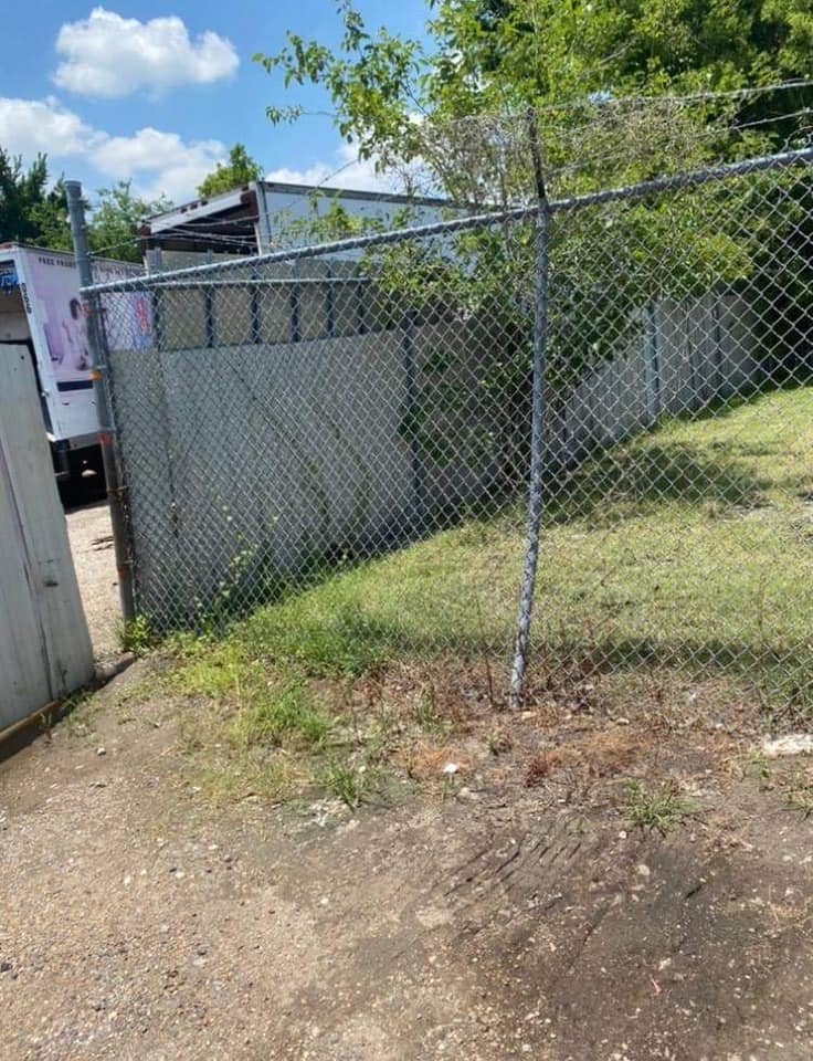 The fence where AJ's body allegedly was