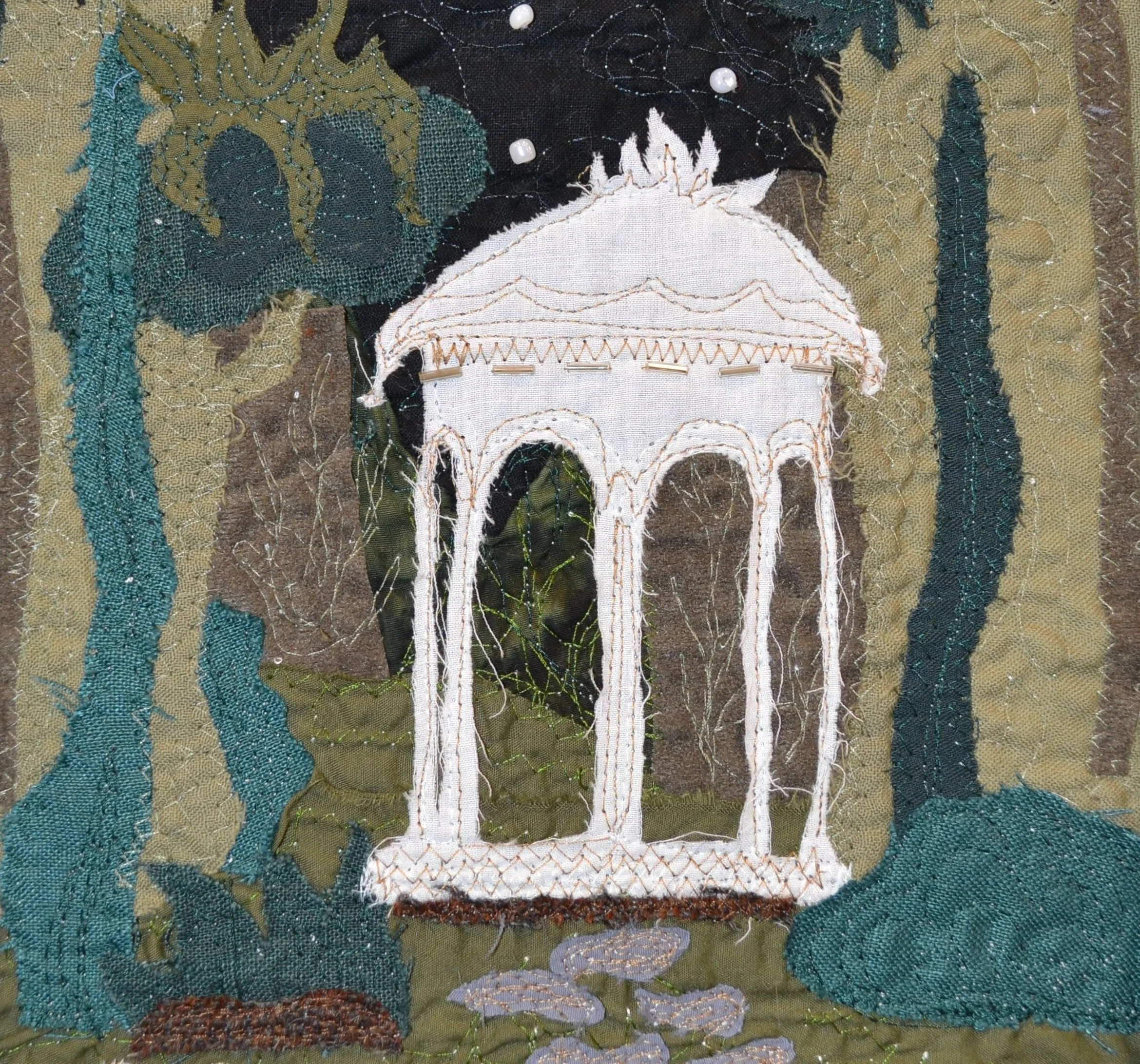 Gathered: Sustainable Textile Collage by Tess Martin