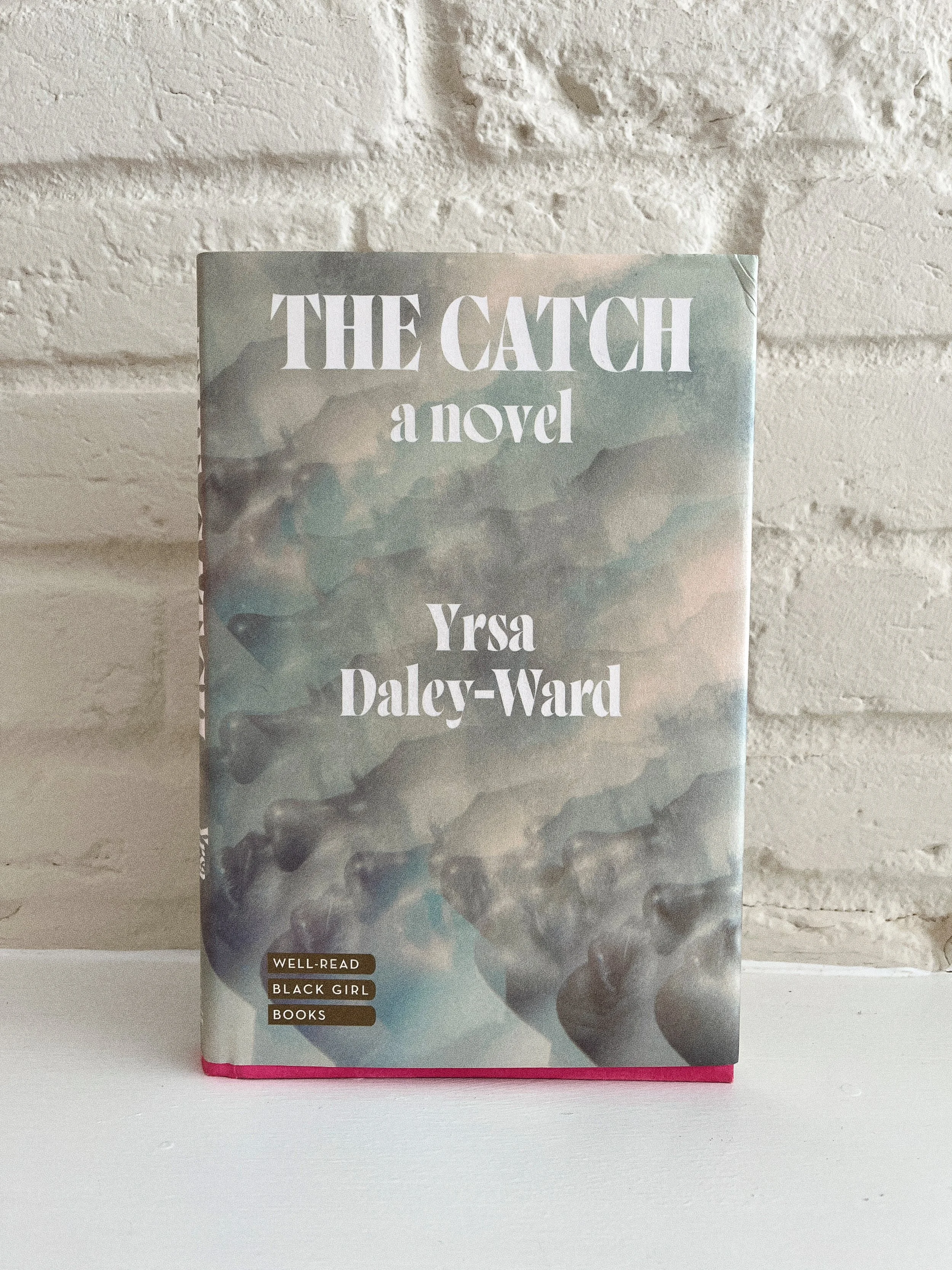 The Catch by Yrsa Daley-Ward against white brick