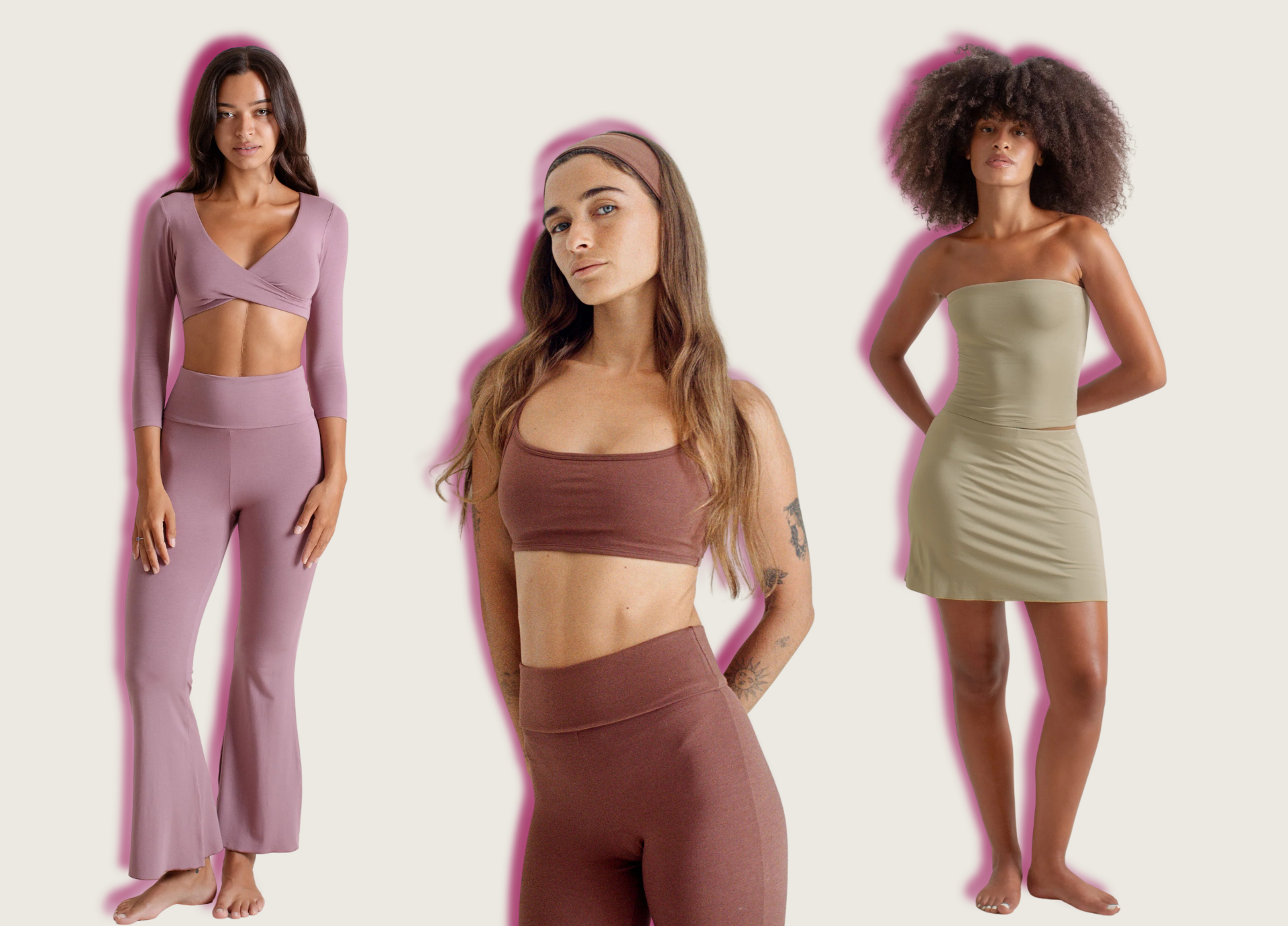 indigo luna activewear collage