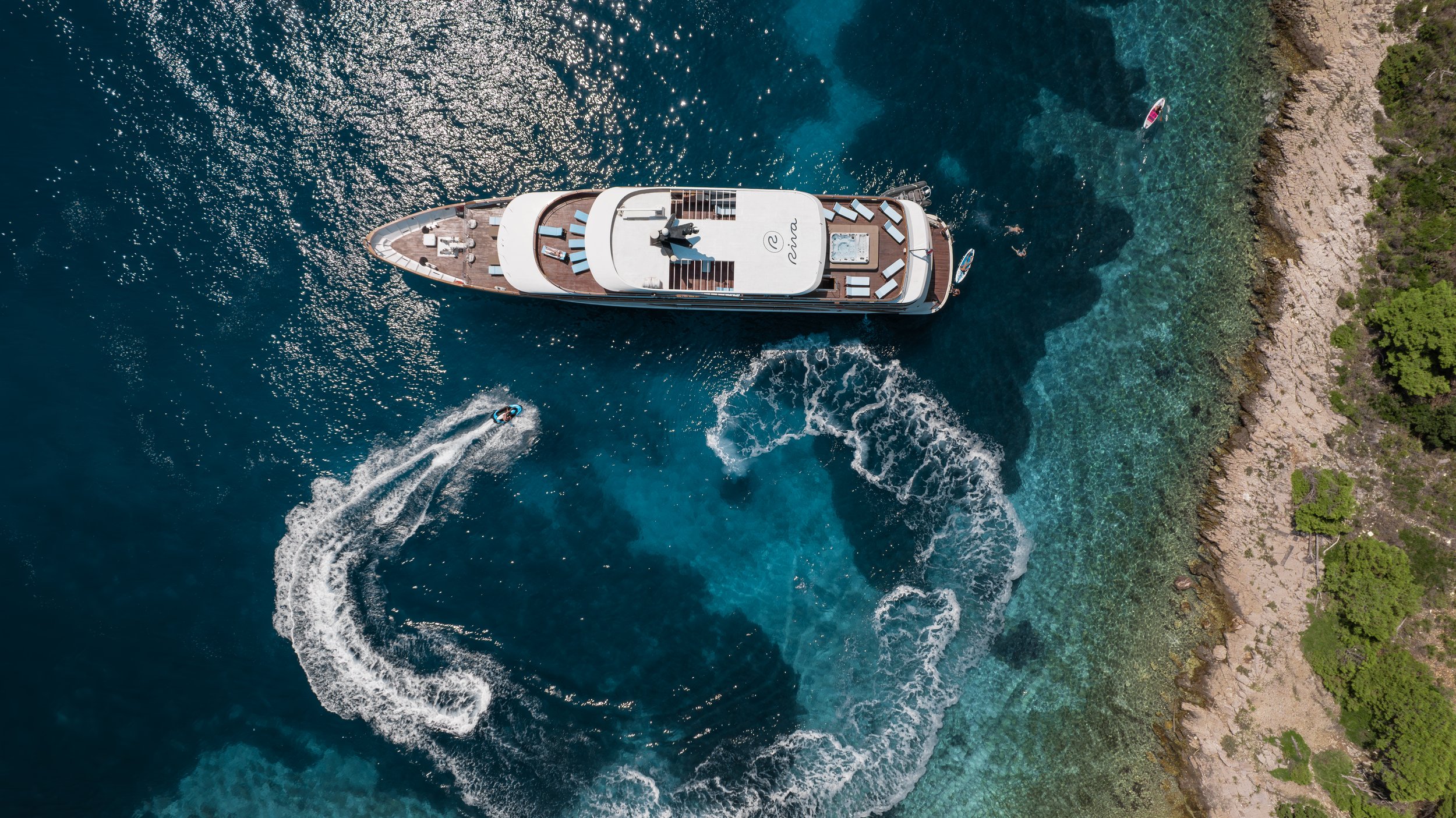 Aerial view of a yacht in Croatia.jpg