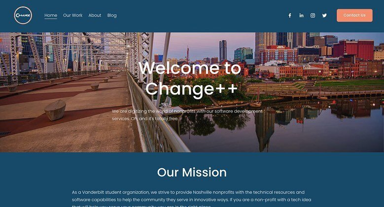 Our new website is live! Check it out at the link in our bio, and be on the lookout for our new blog page. 

changeplusplus.org