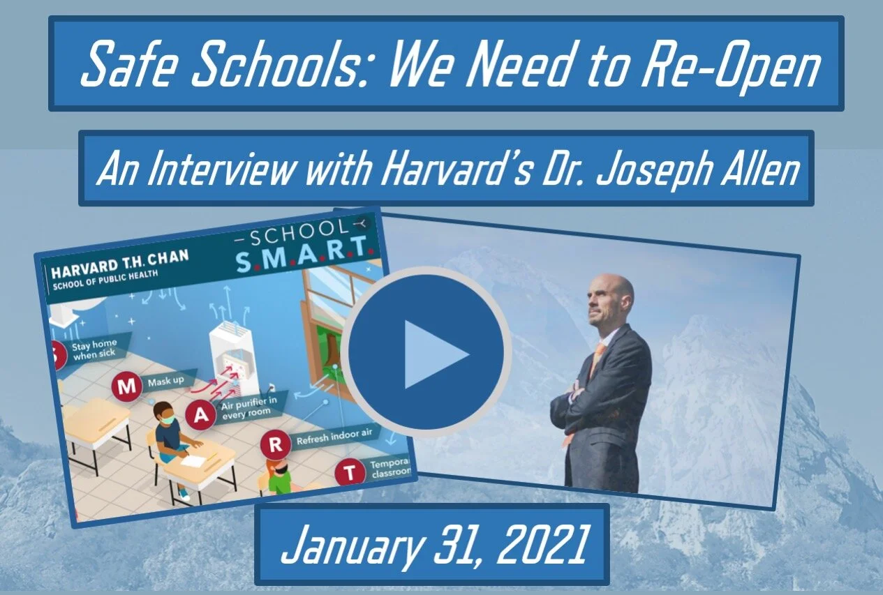 Safe Schools: We Need to Re-Open, January 31, 2021