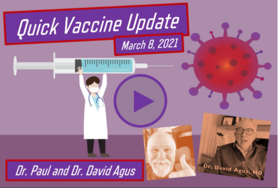 Quick vaccine Update, March 8, 2021