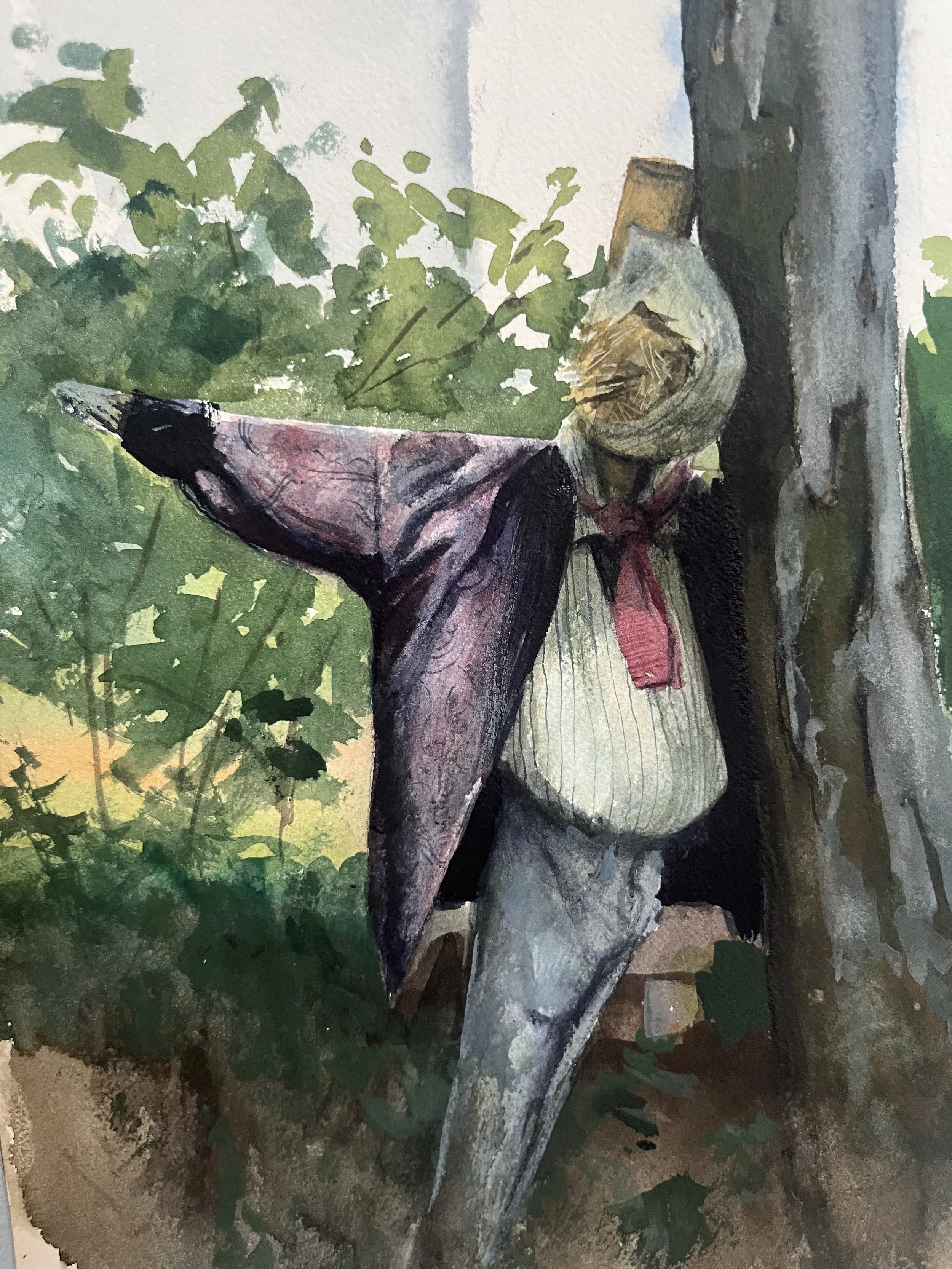 Scarecrow in Purple,
2024