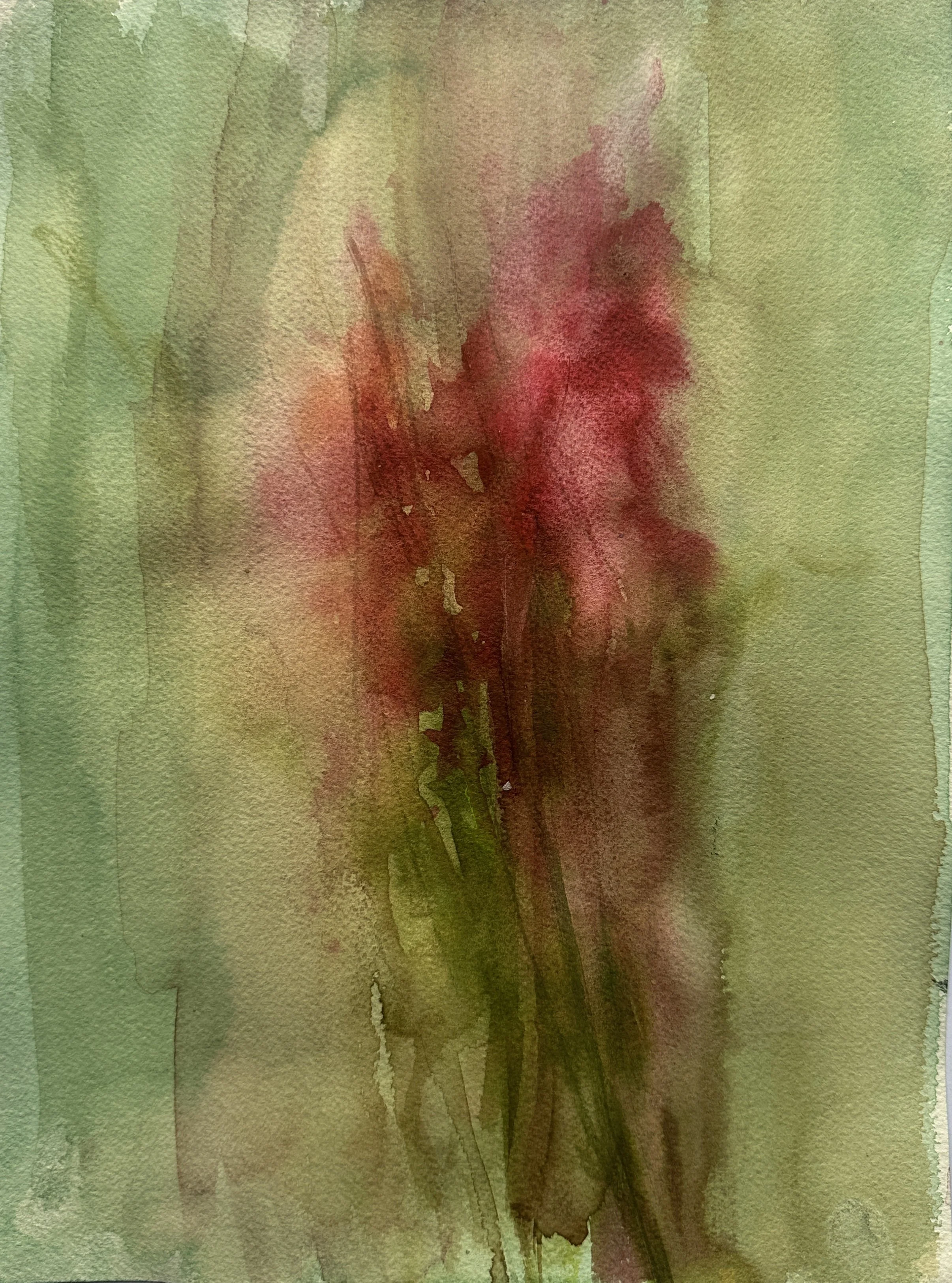 No. 9 (Series II) Victoria J. Fry (2025) Watercolor on paper 9 x 12 in.