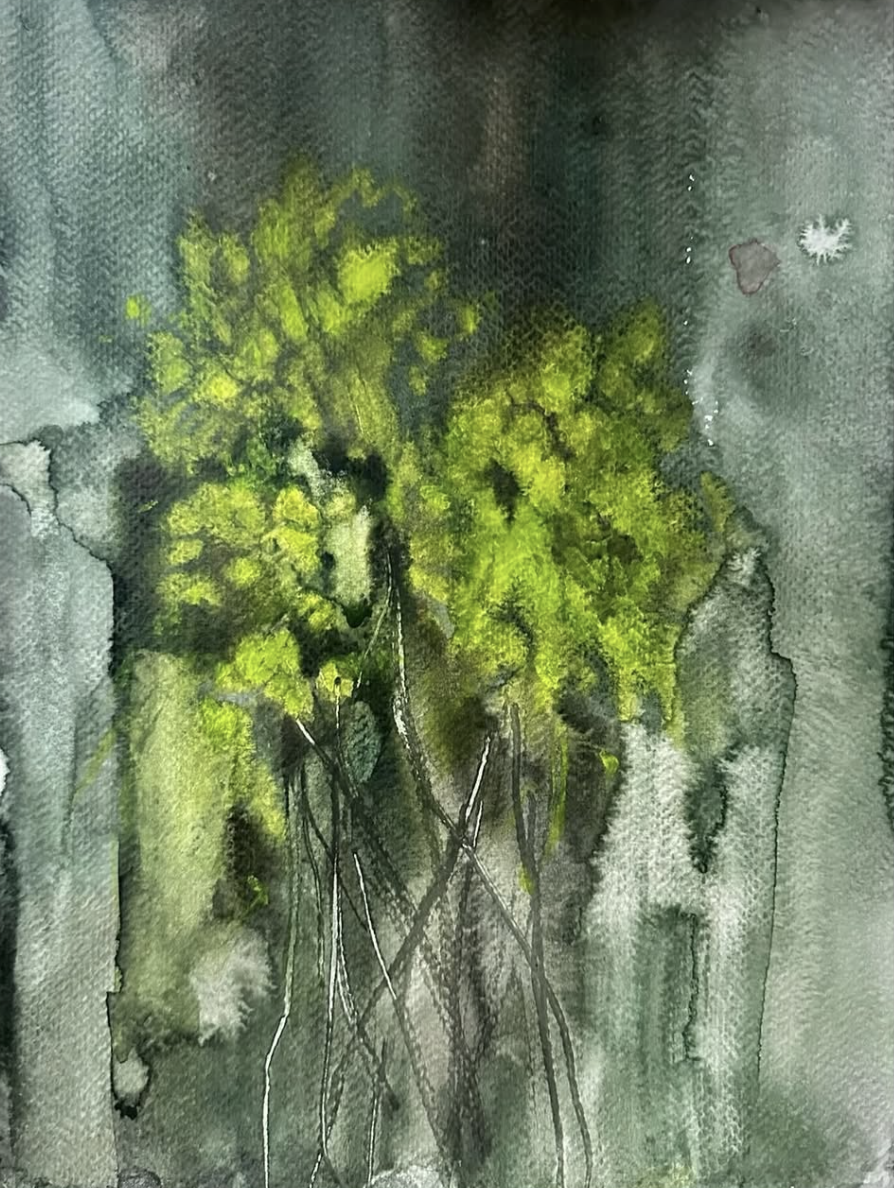 No.3, watercolor on paper, 12 x 9 in, 2025