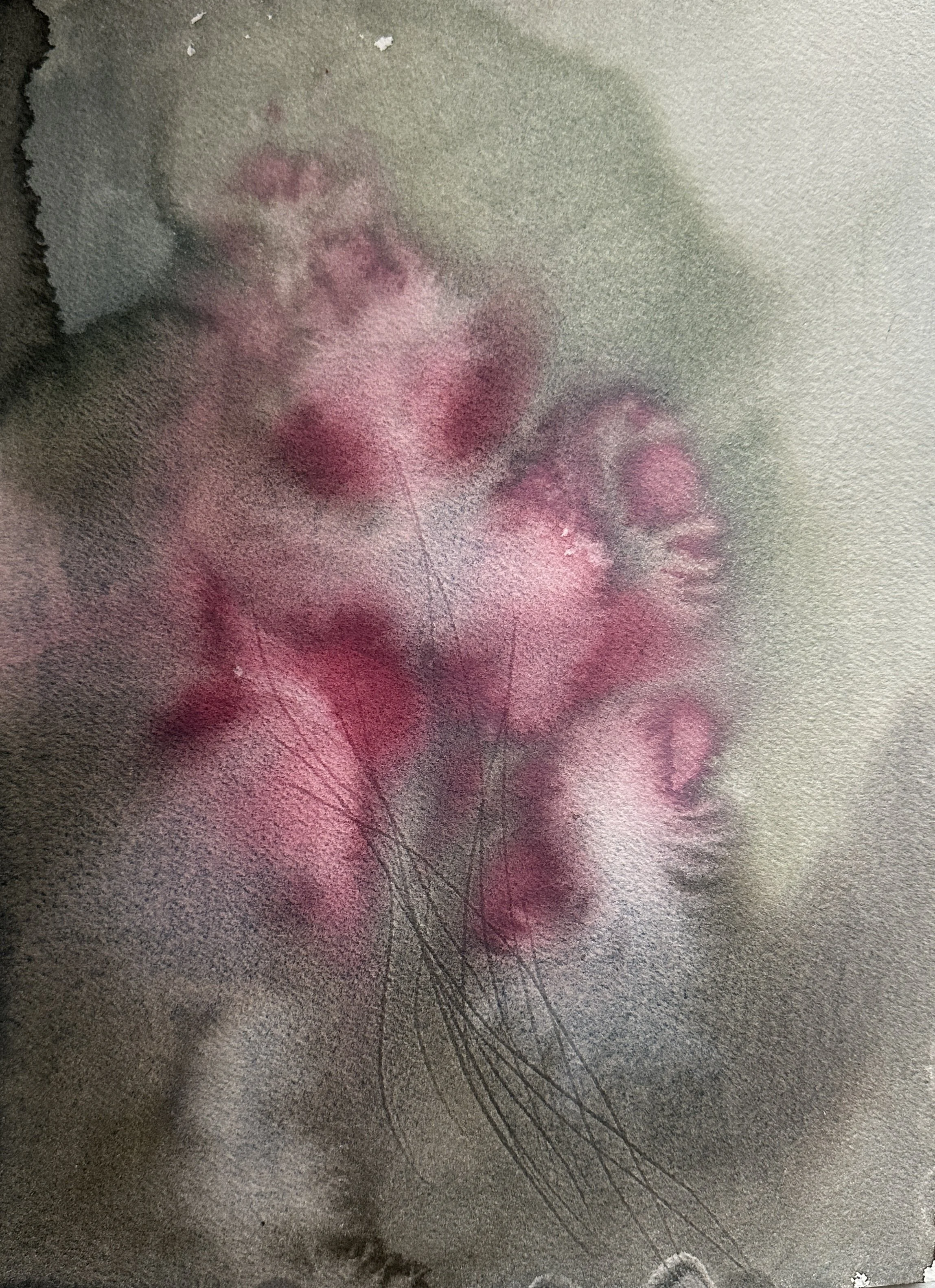 No. 1 (Series II) Victoria J. Fry (2025) Watercolor on paper 9 x 12 in.