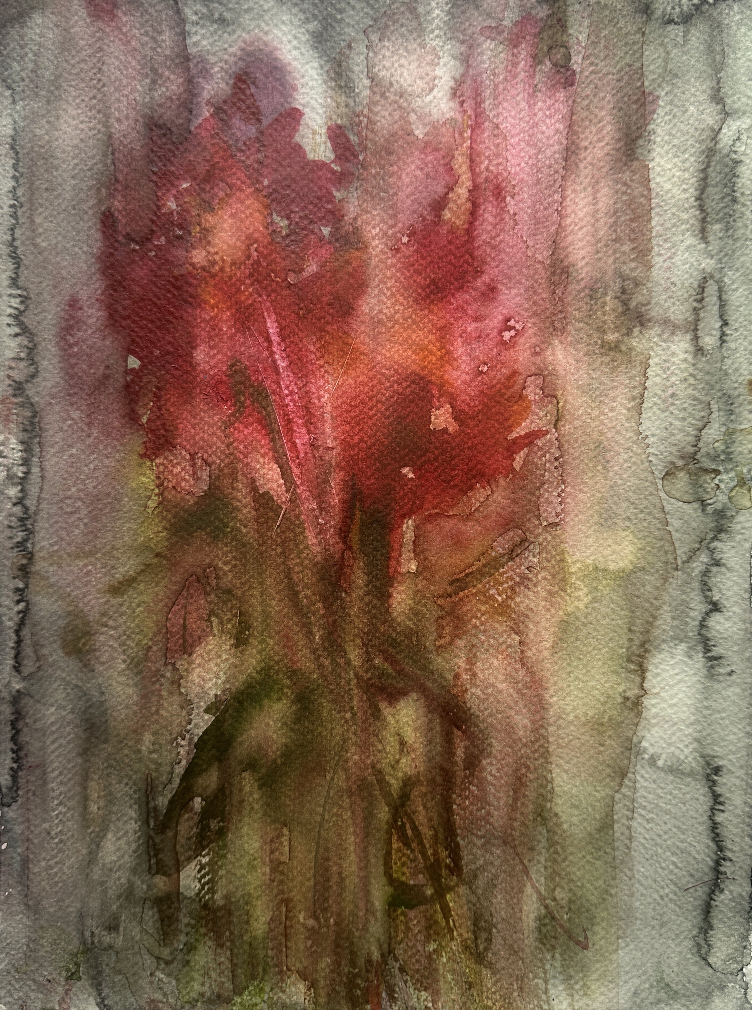 No. 8 (Series II) Victoria J. Fry (2025) Watercolor on paper 9 x 12 in.