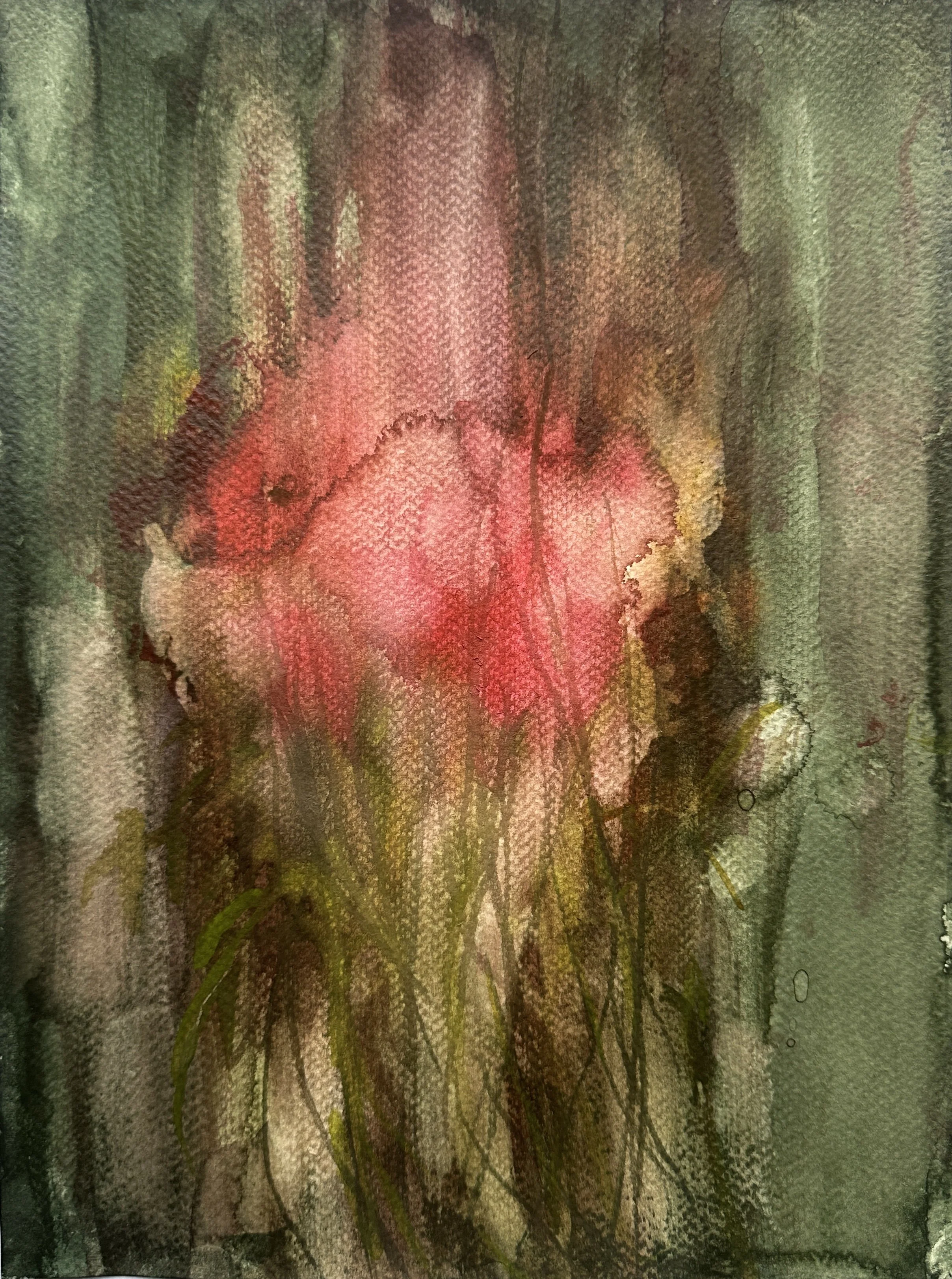 No. 5 (Series II) Victoria J. Fry (2025) Watercolor on paper 9 x 12 in.