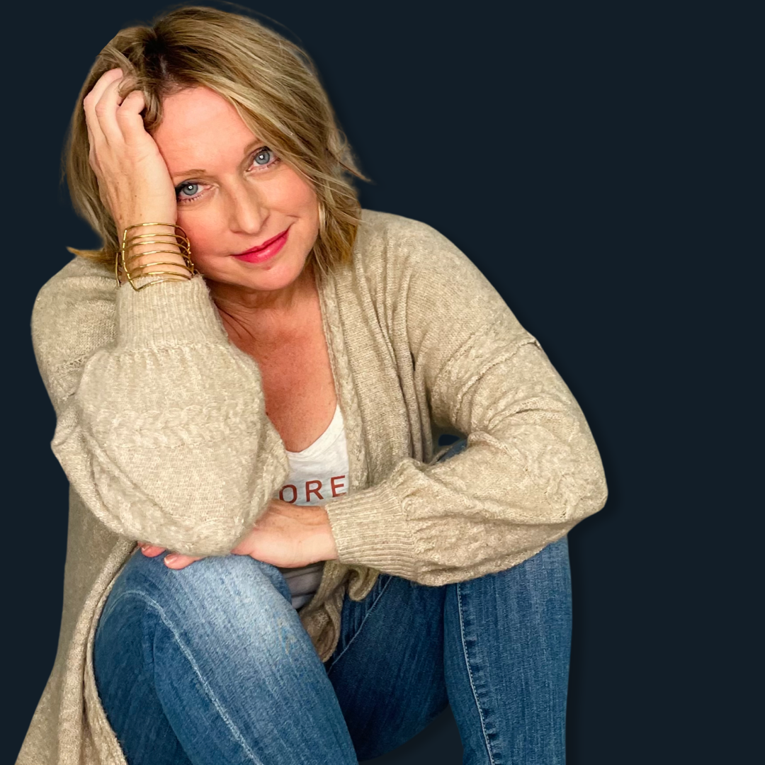 Owner of Citrus Marketing, LLC, is Karen Hitchcock, who is shown here in casual clothes, she is light skinned with blonde hair and blue eyes, middle age.