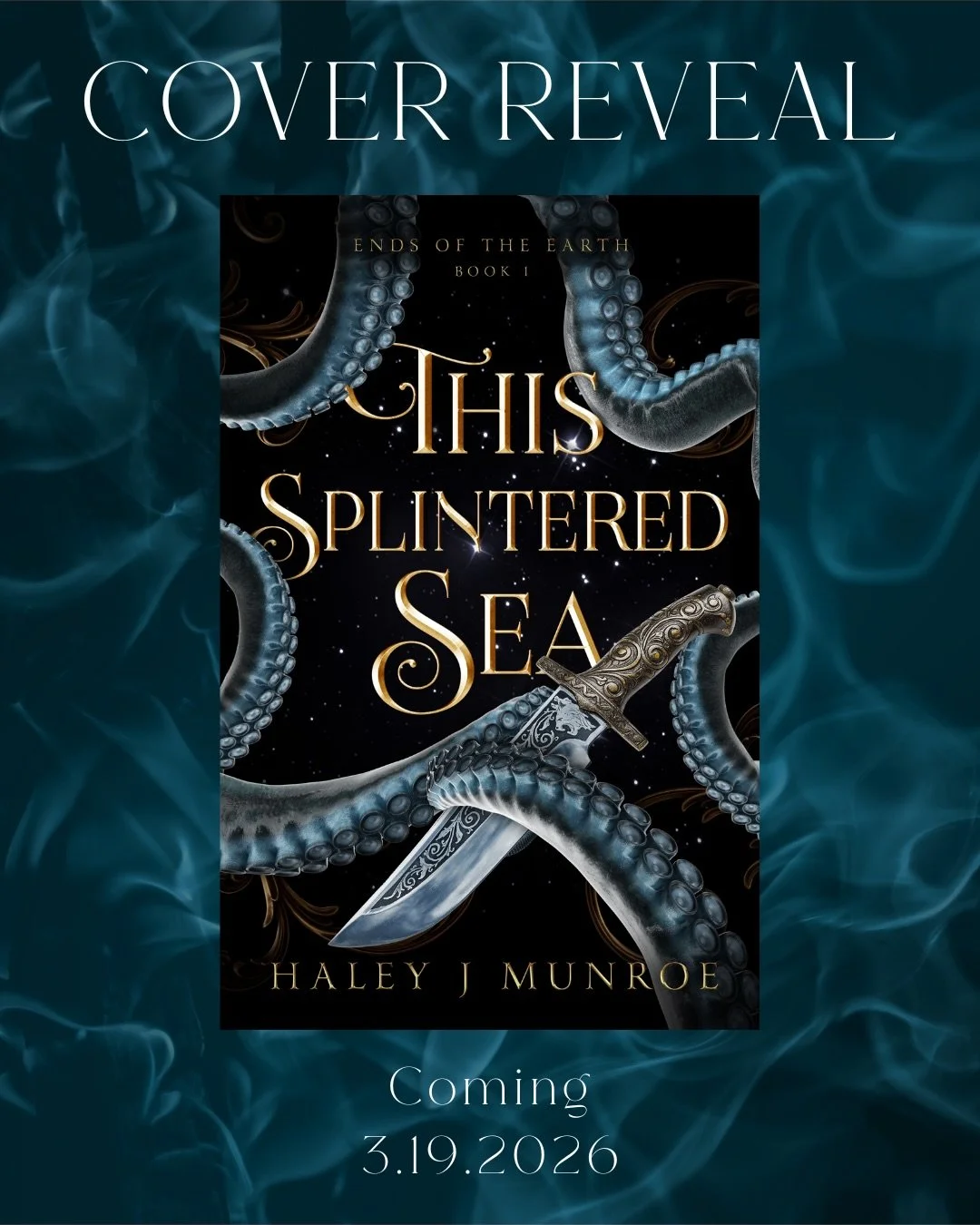 WOW i cannot be more excited to help my very talented friend @haleyjmunroe reveal the cover for her upcoming book, THIS SPLINTERED SEA !!!

i was so very lucky to read an early version of this book and let me tell you, you are not going to want to mi
