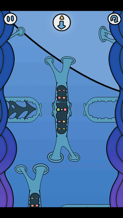 Row swiping needed to occur vertically