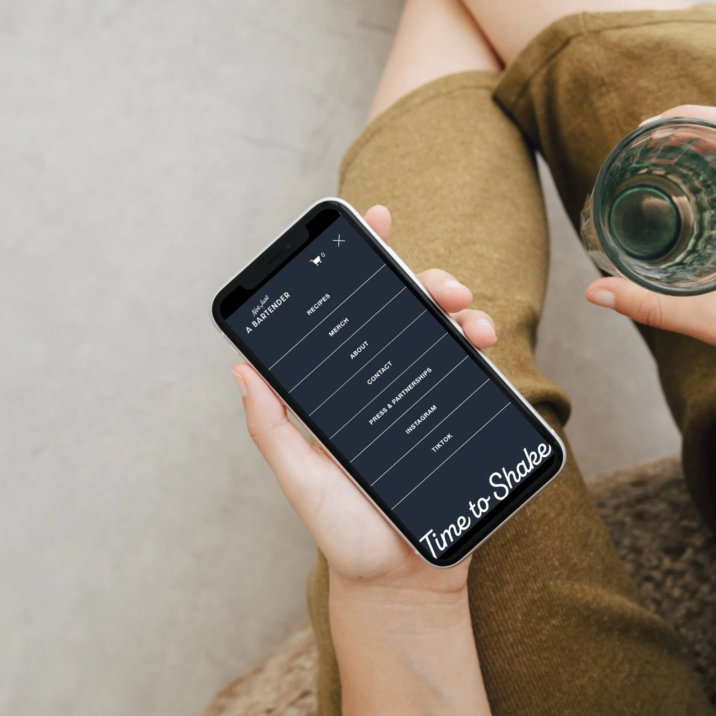 Not Just a Bartender  /  Web Design & Brand Strategy