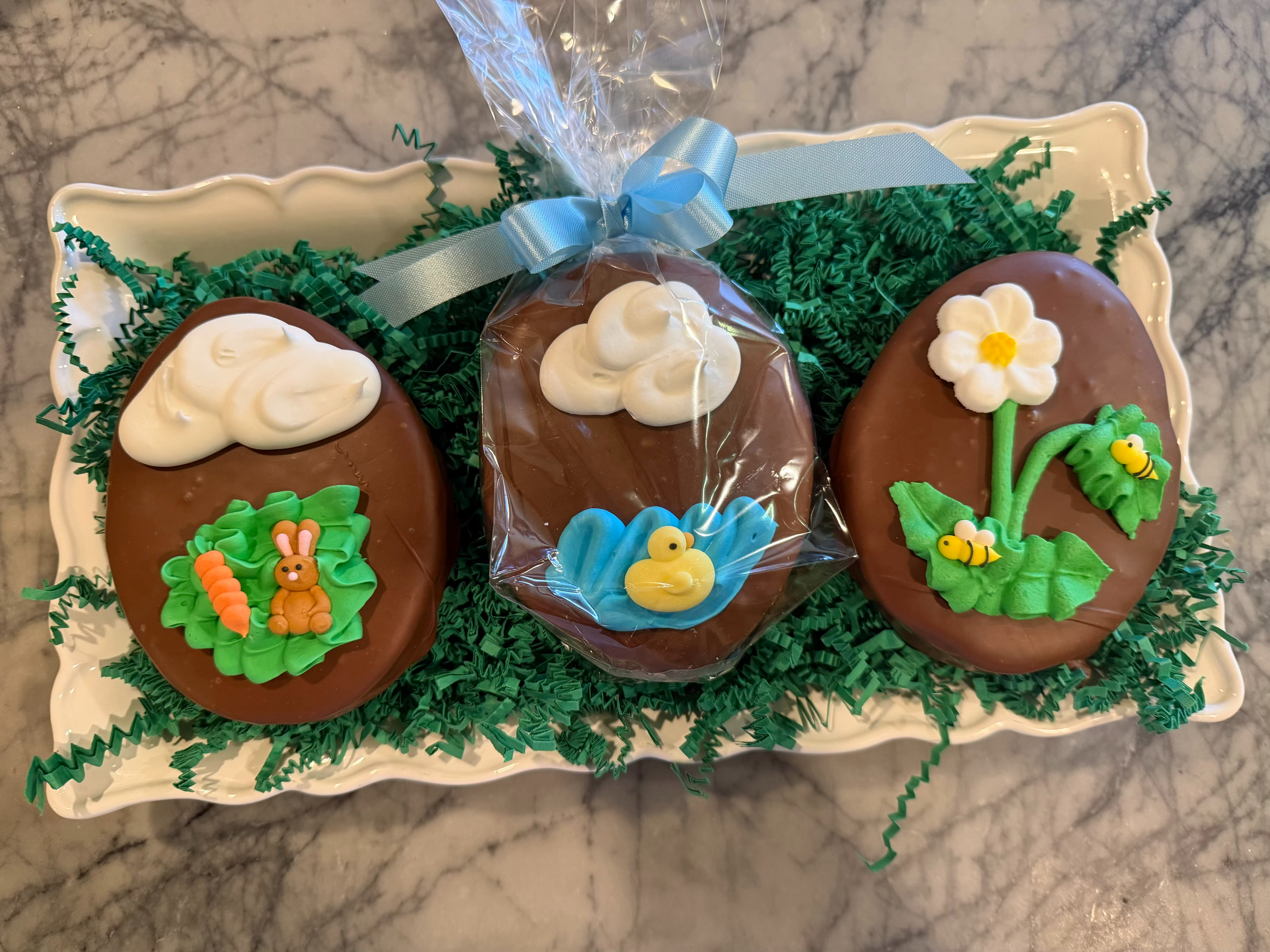 Hand Decorated Marshmallow Egg