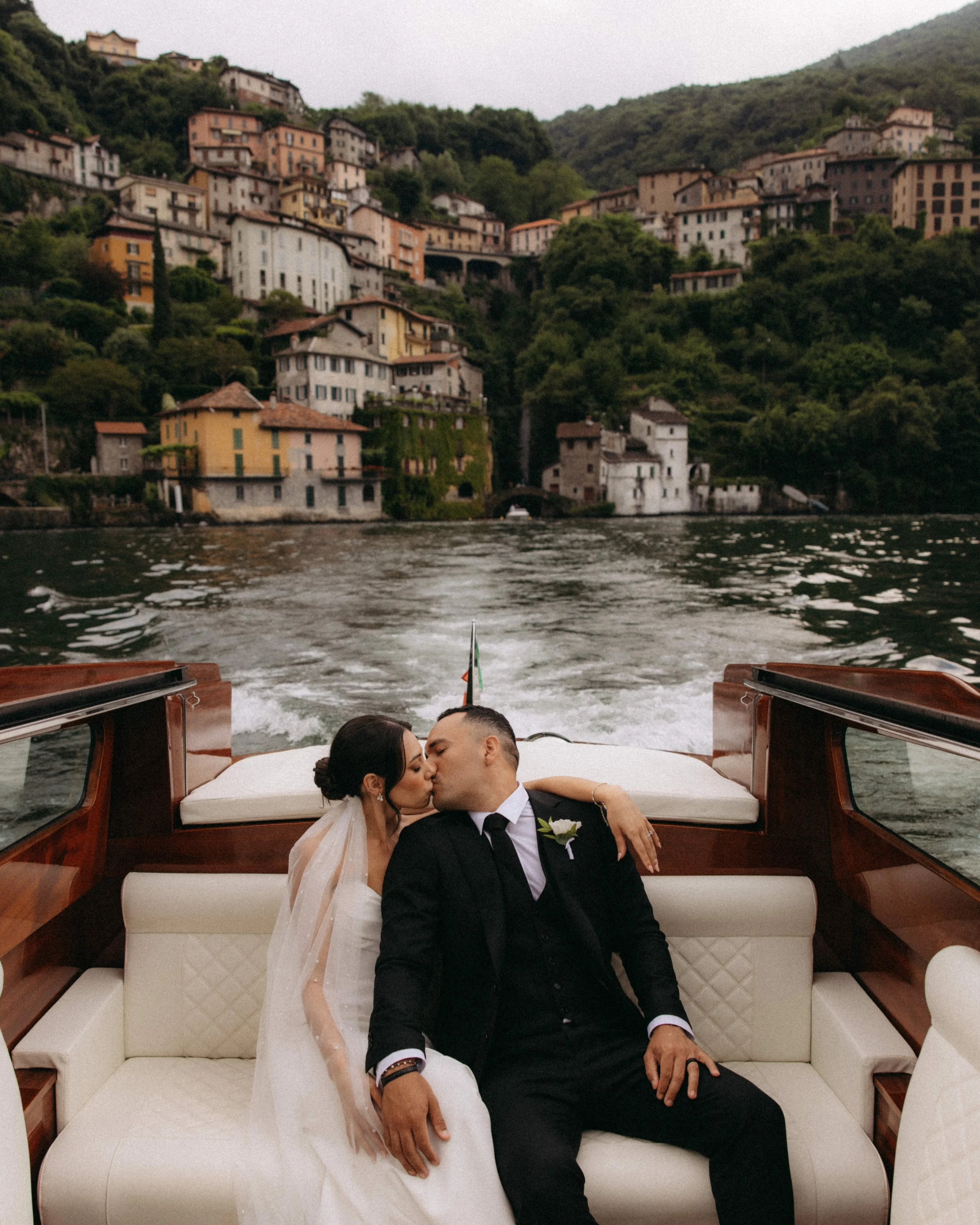 Intimate wedding on lake Como, Italy in may
