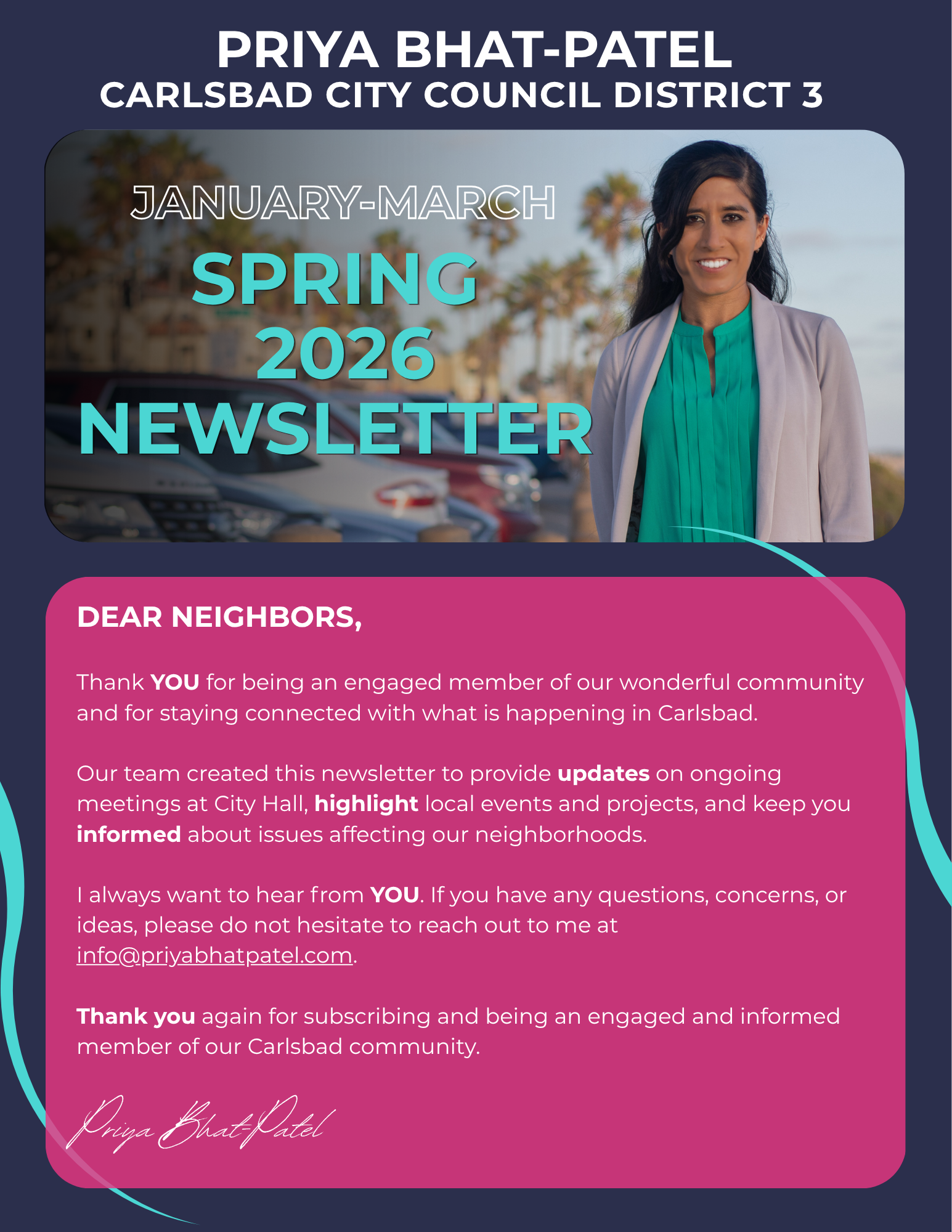 January - March 2026 Newsletter